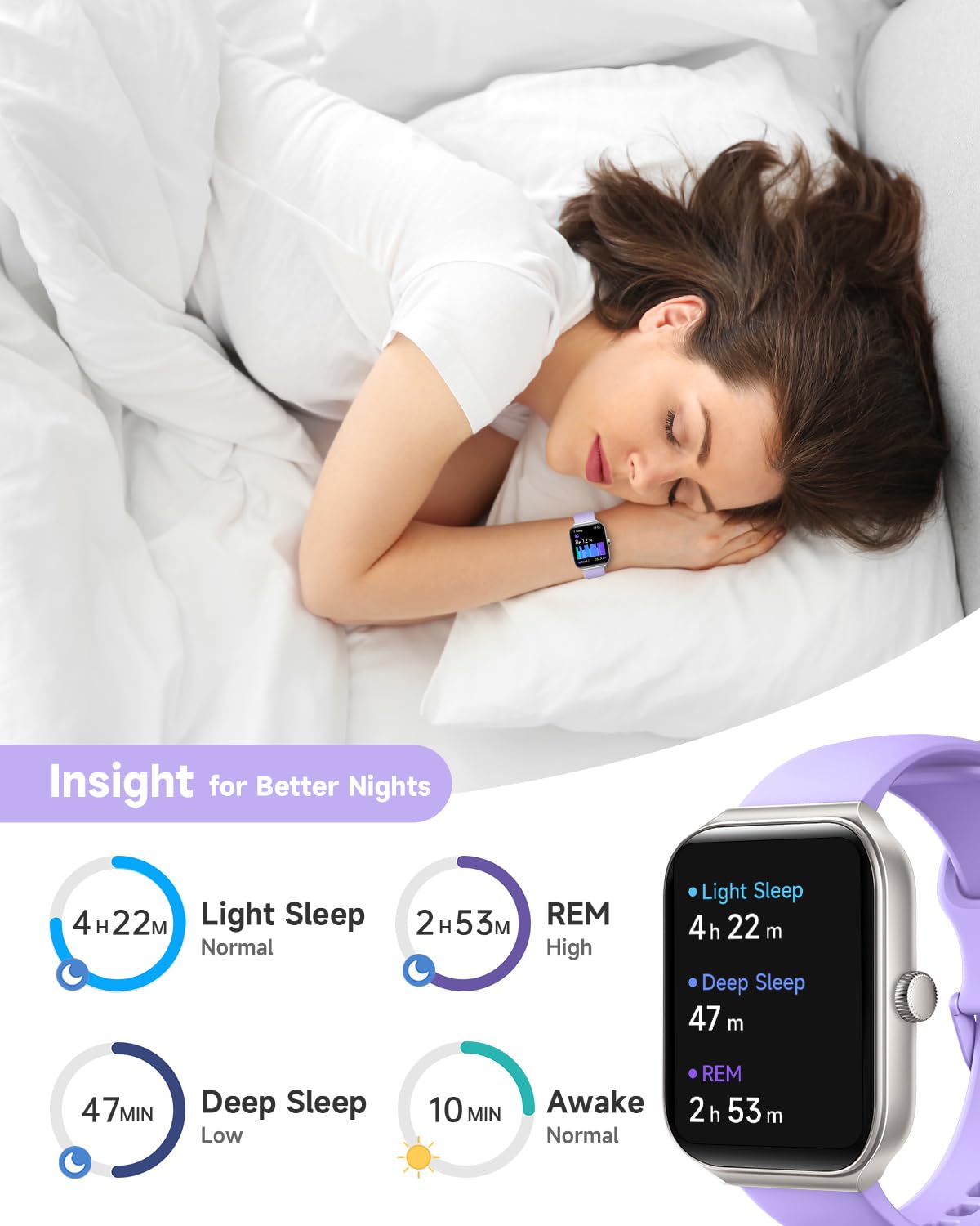 Smart Watch for Women with Alexa Built-in, 1.95