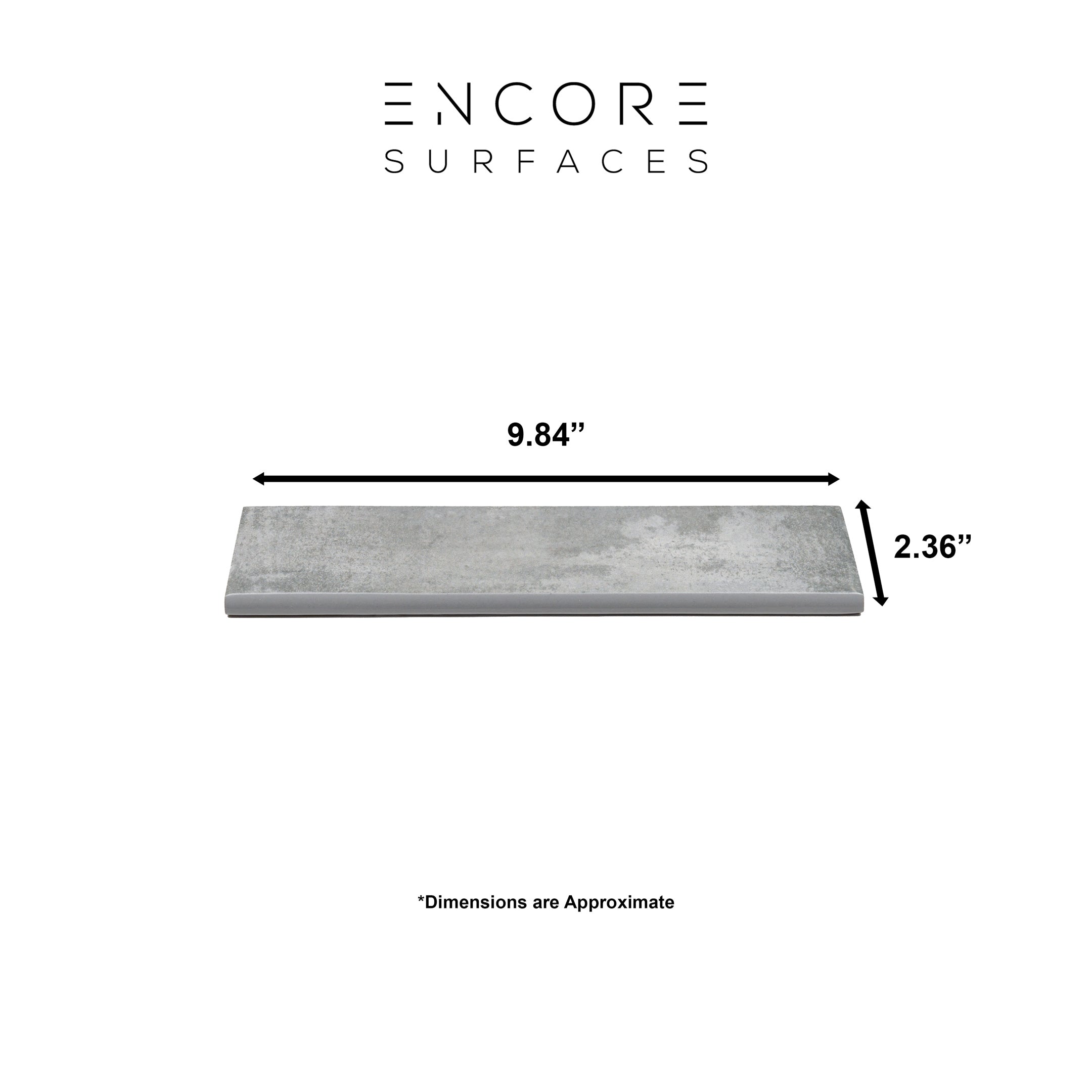 Mojave Bullnose Ceramic Tile - Premium Ceramica Rondine for Kitchen Backsplash, Bathroom & Flooring