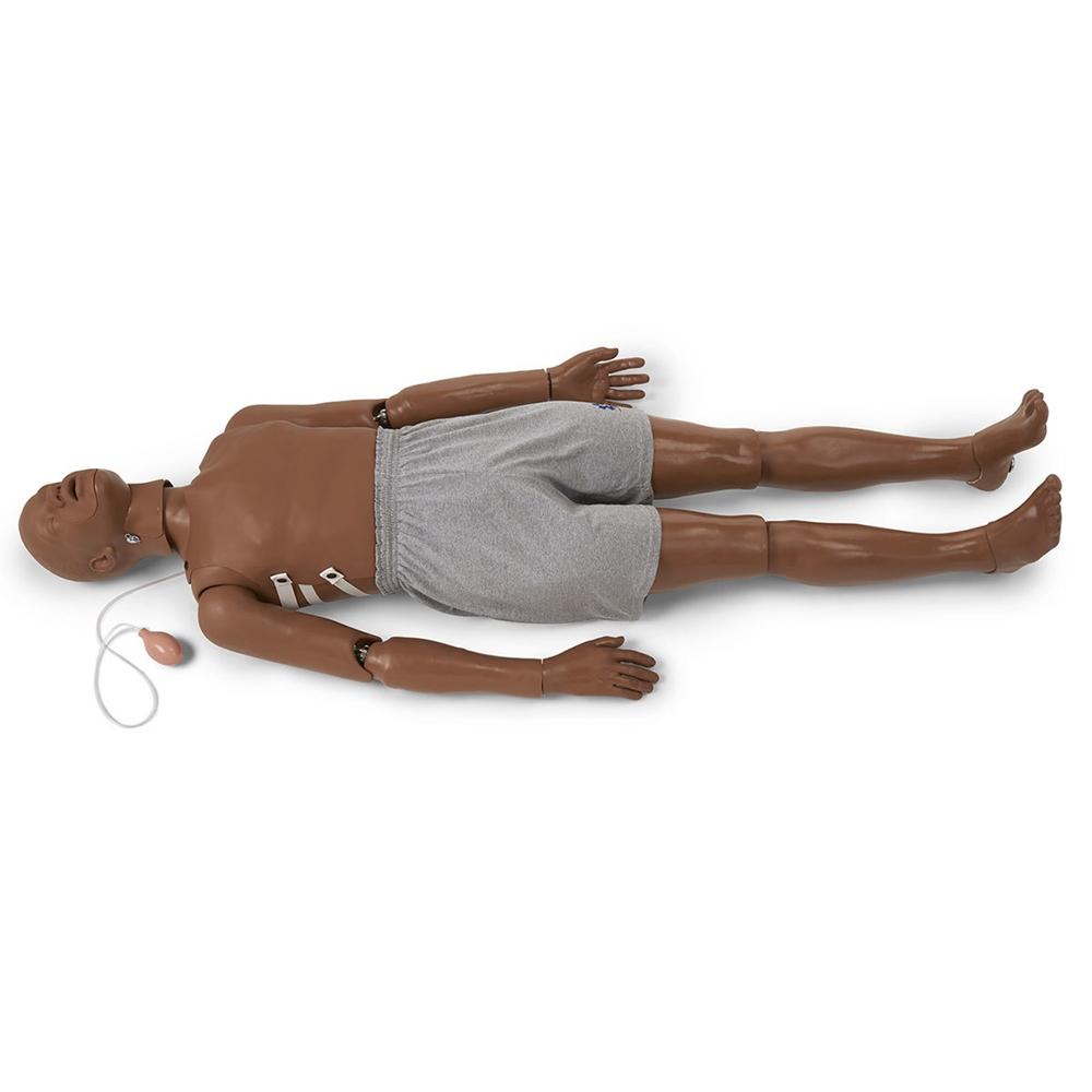Professional Full Body Trauma CPR Training Manikin - Dark Skin Tone for Realistic First Aid & Emergency Response Practice