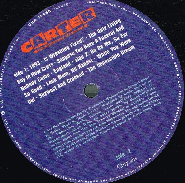 CARTER (UNSTOPPABLE SEX MACHINE) - The Love Album 1992 | Vintage CD Collector's Item for Music Lovers & 90s Nostalgia
