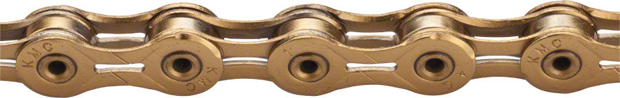 KMC X11SL Super Light 11-Speed Bicycle Chain - 116 Links Gold - High Performance for Road & Mountain Bikes