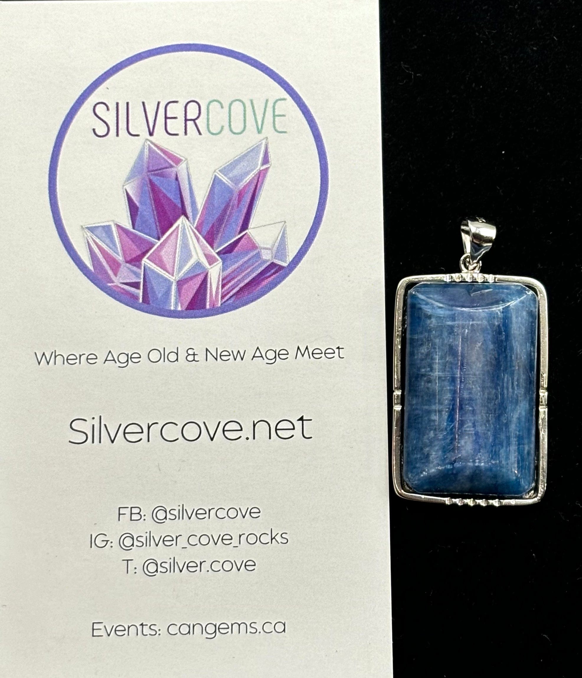 Natural Blue Kyanite Pendant Necklace - Healing Crystal Jewelry for Meditation, Energy Balancing & Spiritual Protection | Perfect for Yoga, Reiki & Chakra Work