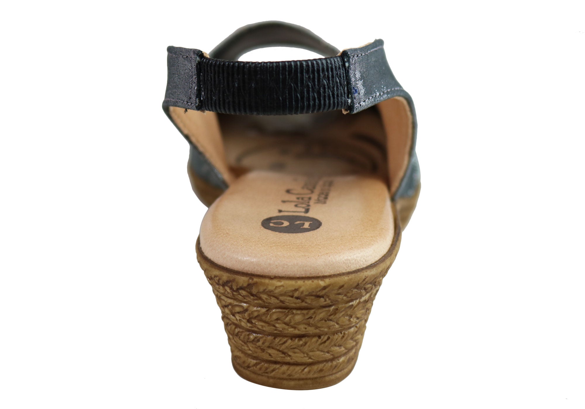 Lola Canales Glee Women's Comfort Leather Wedge Sandals - Handmade in Spain - Perfect for Summer Outings & Beach Vacations