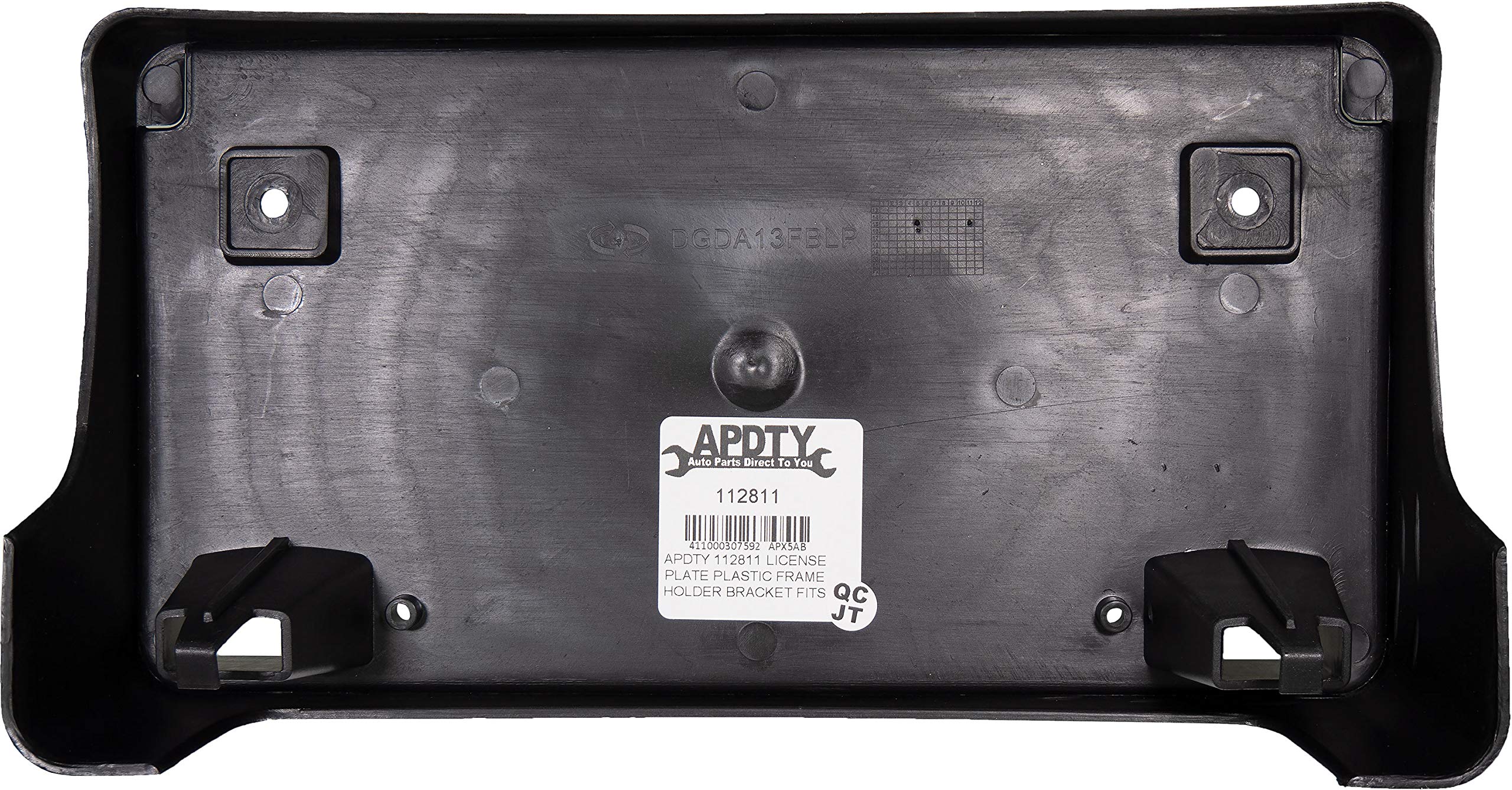 APDTY 112811 Universal License Plate Frame Holder Bracket - Durable Car Accessory for Front & Rear Plates | Perfect for Vehicles, Trucks & SUVs
