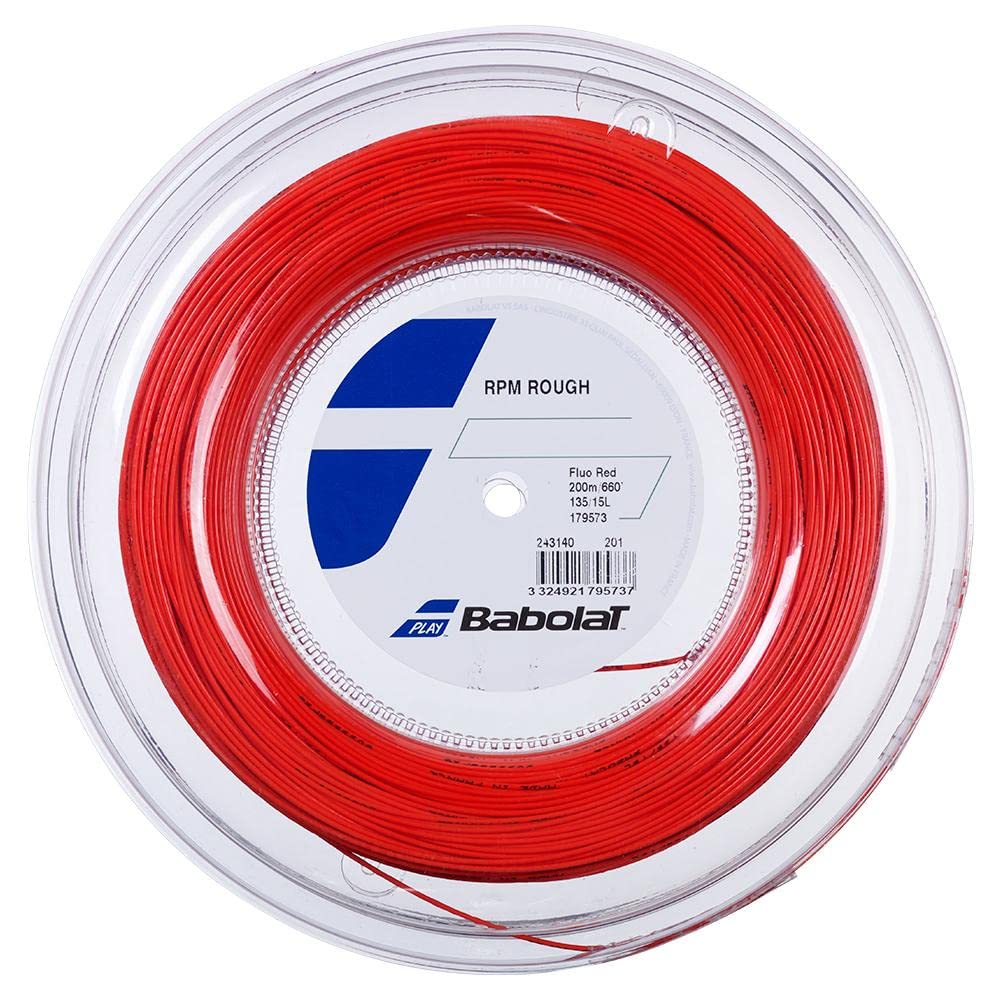 Babolat RPM Blast Rough Tennis String Reel - 660ft Polyester String for Spin & Control - Perfect for Competitive Players & Stringing Professionals
