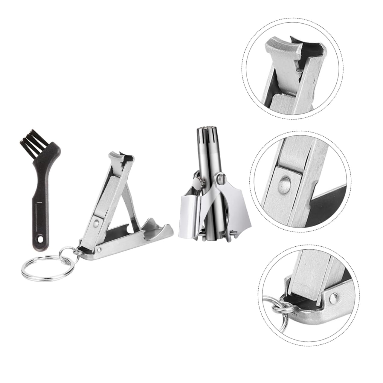 Men's & Women's Portable Nose Hair Trimmer - Safe Scissor Design, No Batteries Needed | Perfect for Travel, Grooming & Personal Care