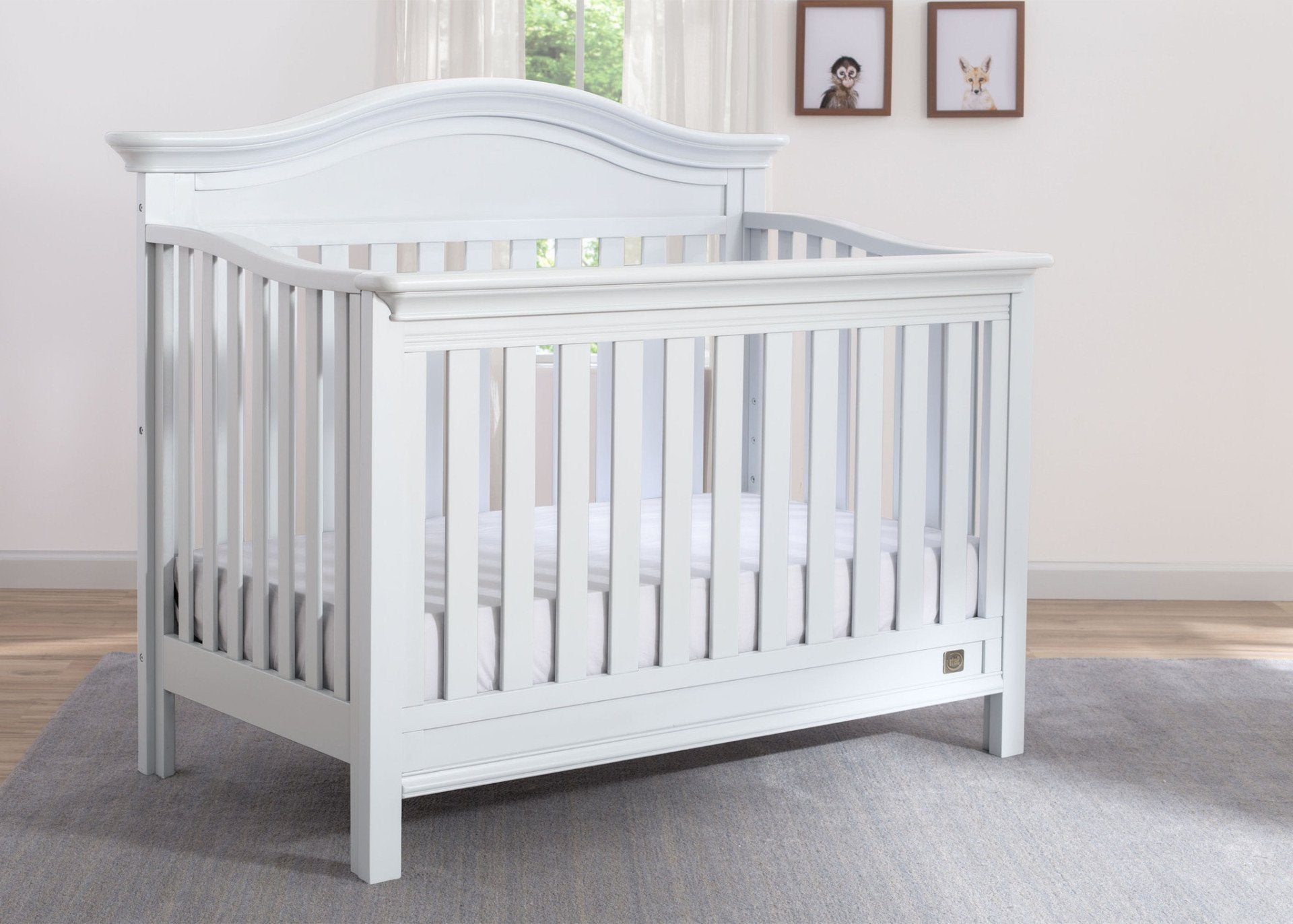 Banbury 4-in-1 Convertible Baby Crib - Toddler Bed, Daybed & Full-Size Bed - Safe Nursery Furniture for Newborns to Teens - Perfect for Bedrooms, Daycare & Guest Rooms
