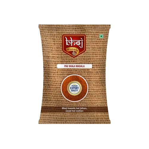 Premium Bhoj Pav Bhaji Masala Powder 100GM - Authentic Indian Spice Blend | No Additives, Preservatives, Onion or Garlic (Jain Friendly) | Perfect for Homemade Pav Bhaji, Street Food & Vegan Cooking