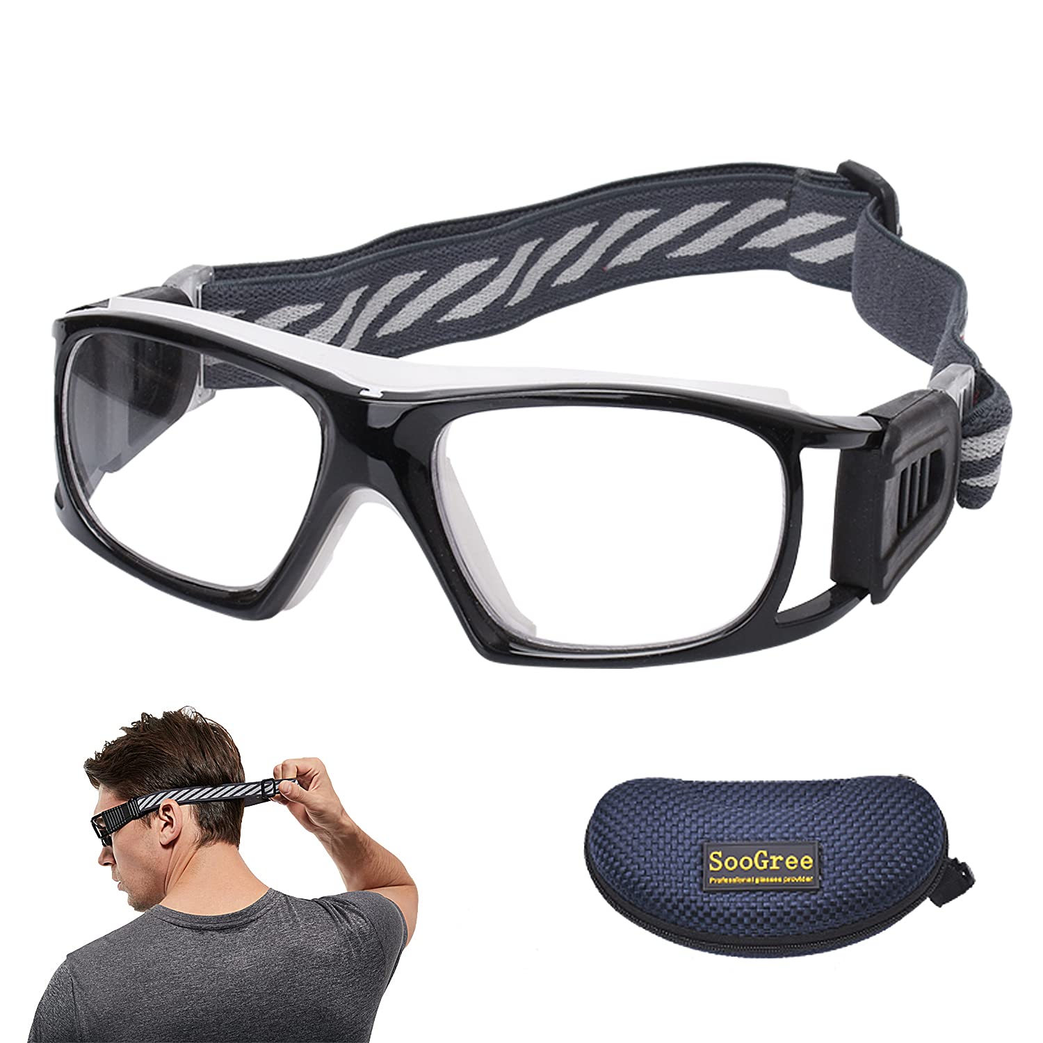 Anti-Fog Sports Goggles for Men & Women - Basketball, Football Protective Eyewear with Shock Resistance - Perfect for Outdoor Activities, Running & Cycling