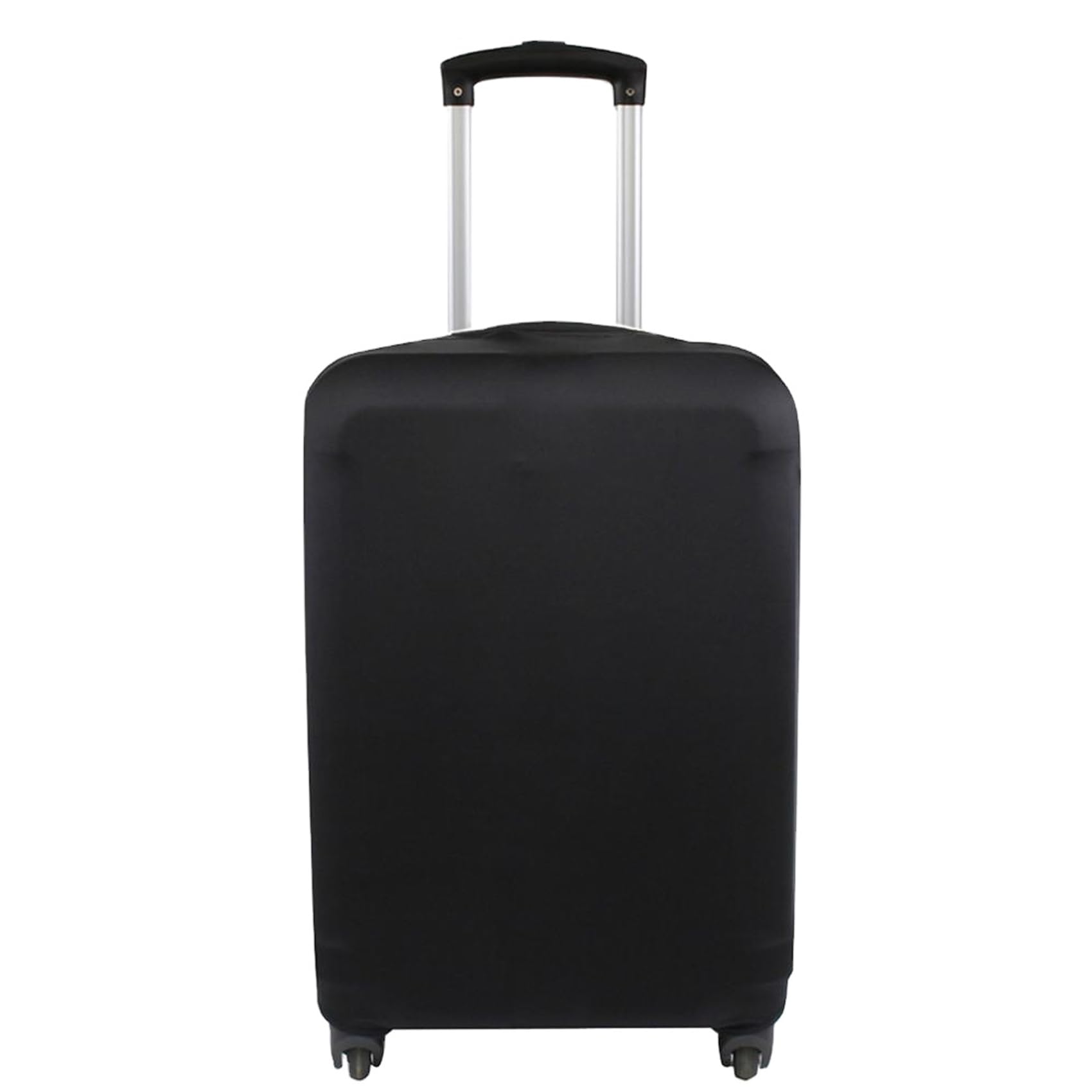 **Waterproof 18-22 Inch Suitcase Cover - Black Travel Luggage Protector for Airplane, Train & Bus (Fits Most Standard Carry-Ons)**