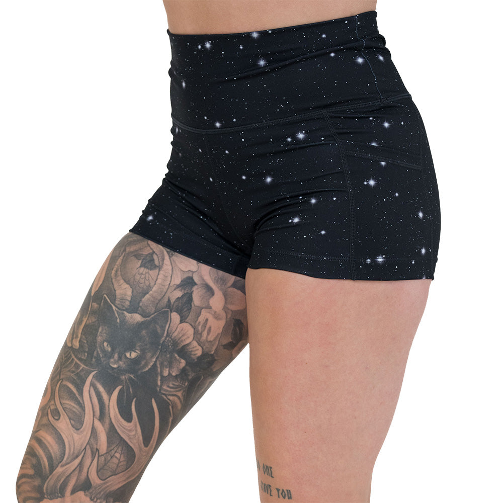 Starlight Women's Running Shorts - Lightweight & Breathable for Gym, Yoga & Outdoor Workouts