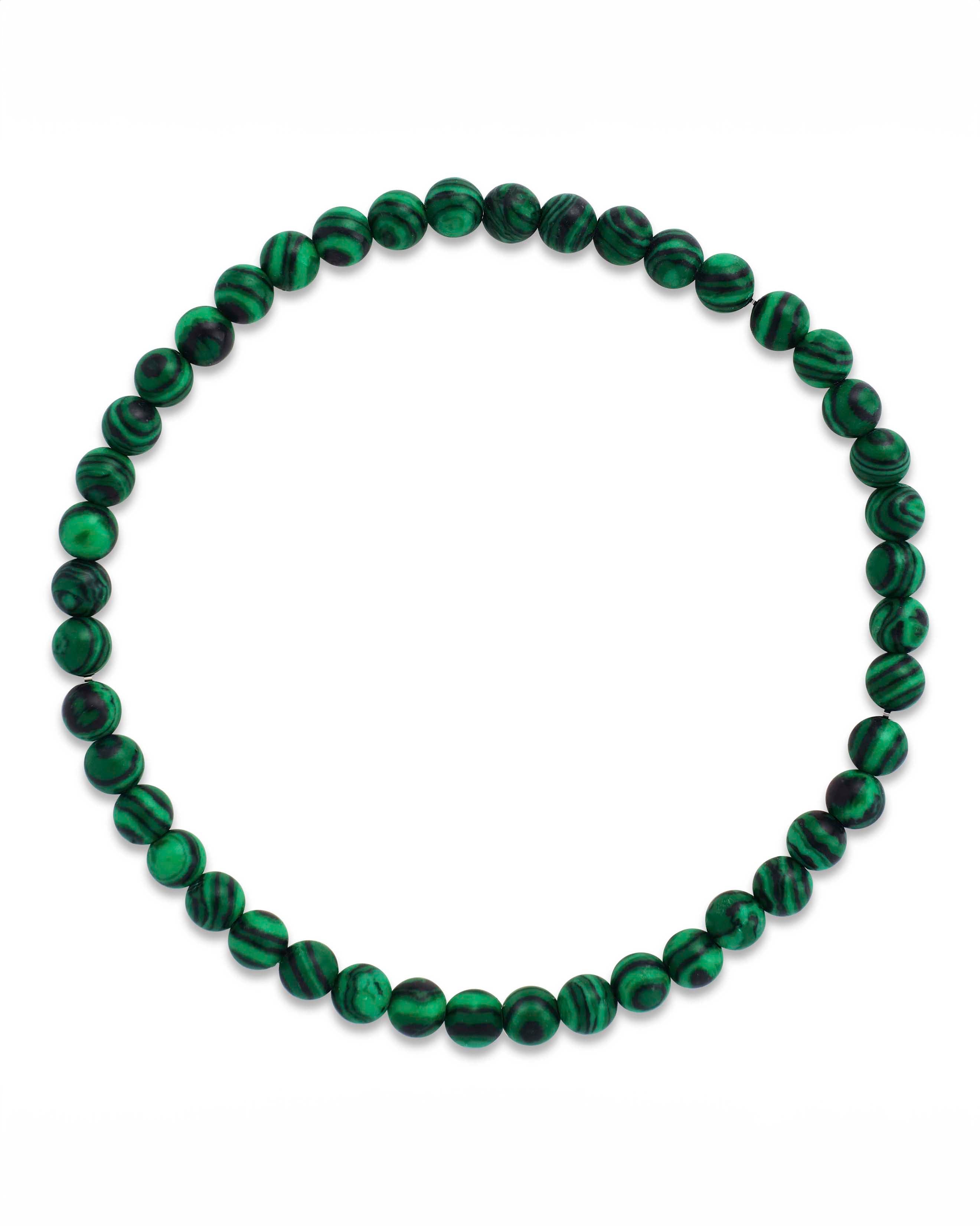 Natural Malachite Beaded Stretch Bracelet for Women - Healing Crystal Jewelry for Stress Relief & Positive Energy - Perfect for Yoga, Meditation & Everyday Wear