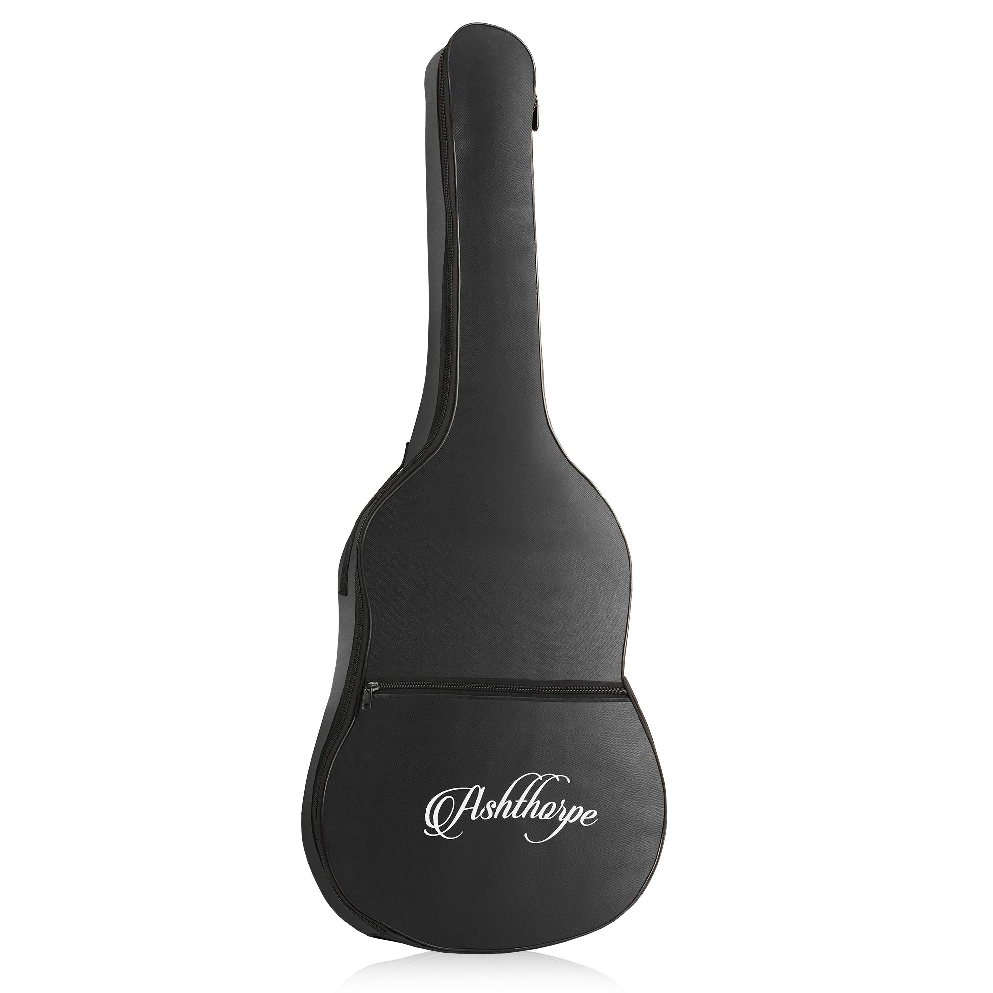 Ashthorpe 30-Inch Beginner Acoustic Guitar Starter Kit (Black) - Includes Gig Bag, Strings, Strap, Tuner & Picks - Perfect for Kids, Teens & Adult Beginners Learning Guitar at Home, School or Camp