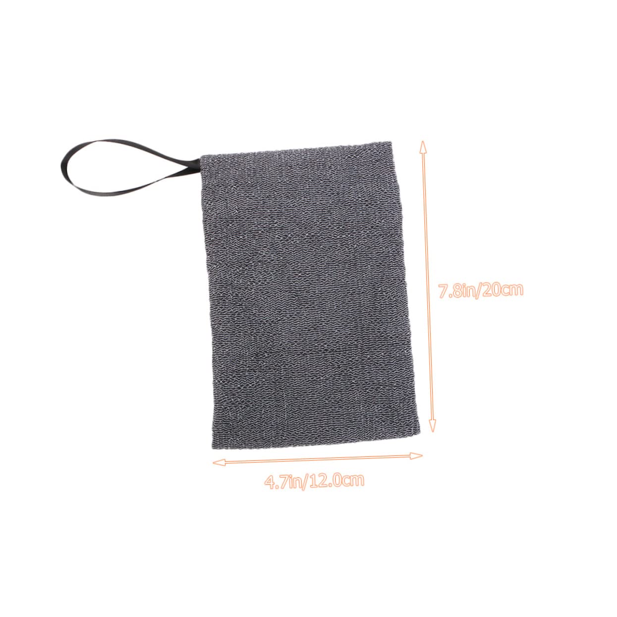 6-Pack Soap Bag Scrubber Sponges - Exfoliating Bar Soap Foam Pouch, Bubble Foam Net for Bath & Shower - Grey Polyester Soap Saver Bag for Face & Body (Perfect for Travel & Eco-Friendly Bathing)