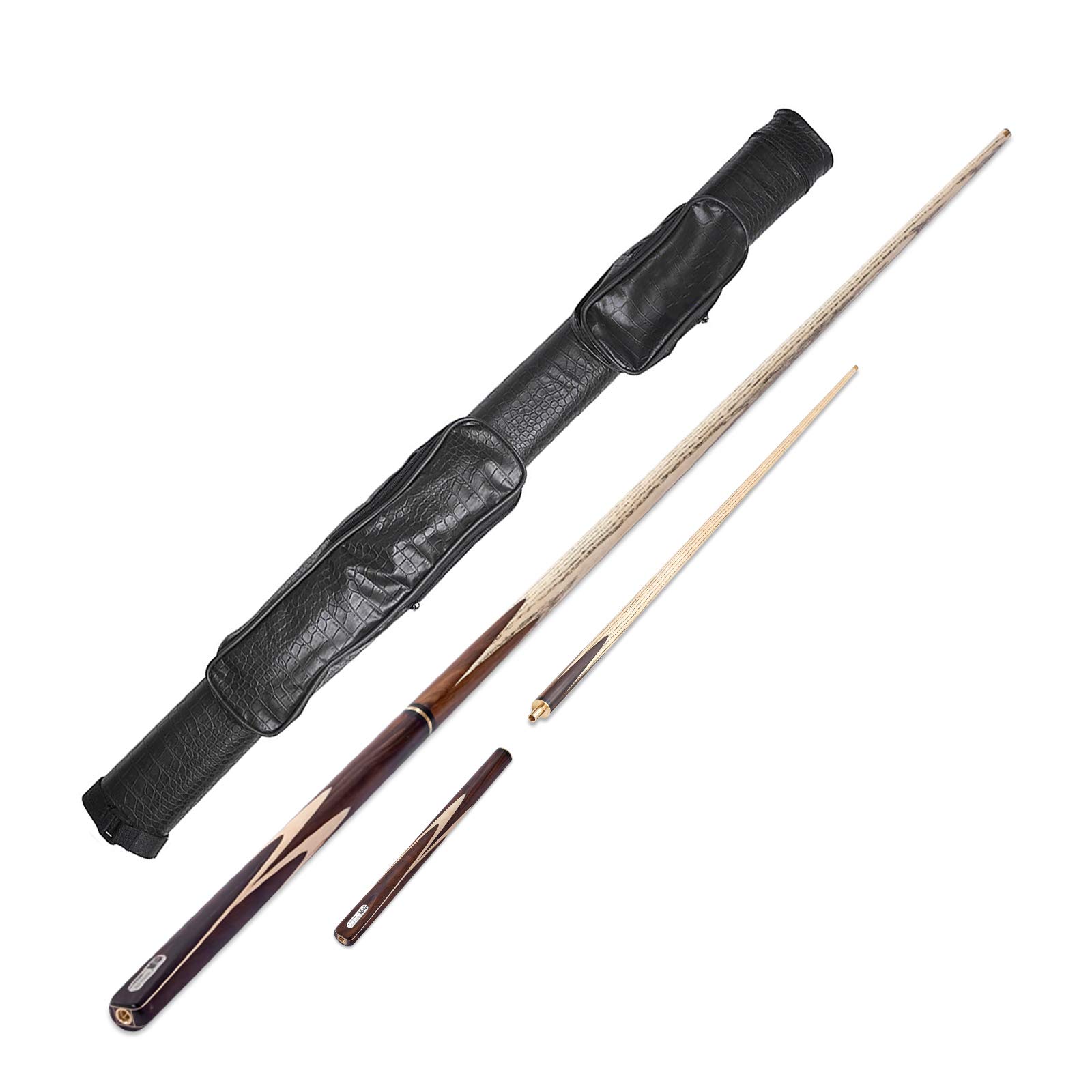 Professional 57 Inch Billiard Cue Stick - 10mm Tip, 18oz Weight, 3/4 Ash Shaft with Extension Accessories for Pool & Snooker | Perfect for Home Game Rooms, Bars, and Professional Tournaments