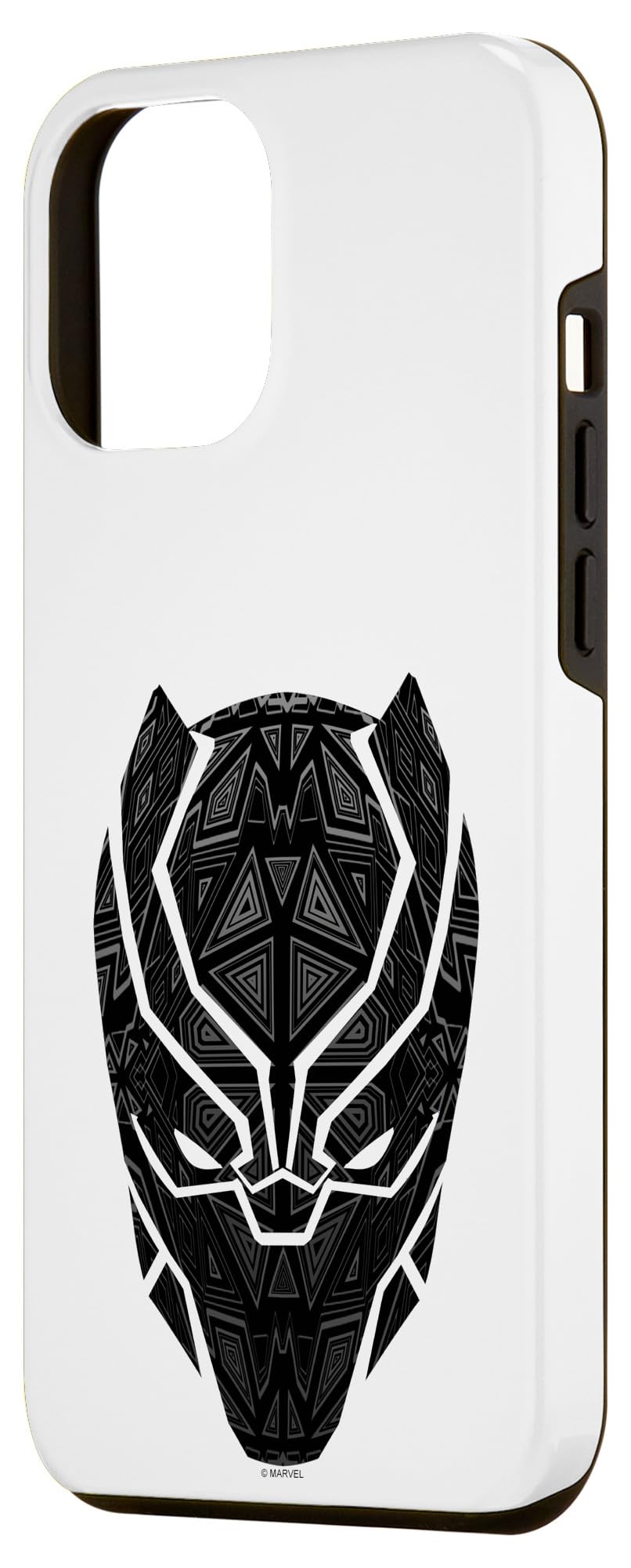 iPhone 12 Pro Max Case - Black Panther Avengers Geometric Design Marvel Superhero Phone Cover | Perfect for Marvel Fans, Cosplay & Superhero Enthusiasts