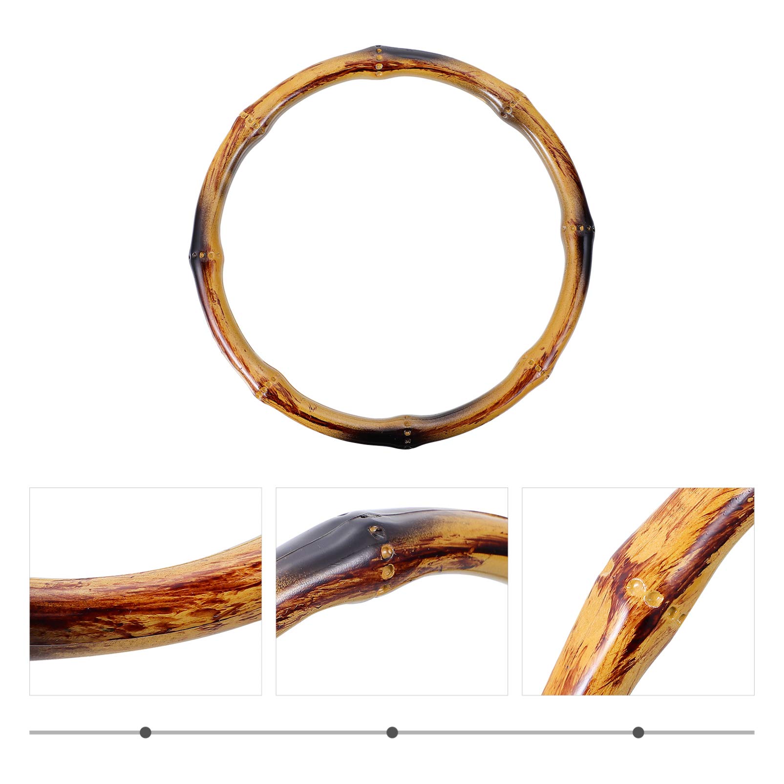 2pcs Round Plastic Bag Handles for DIY Purse & Handbag - Durable Handbag Handle Rings for Crafting, Sewing & Repair - Perfect for DIY Projects, Fashion Accessories & Gift Making