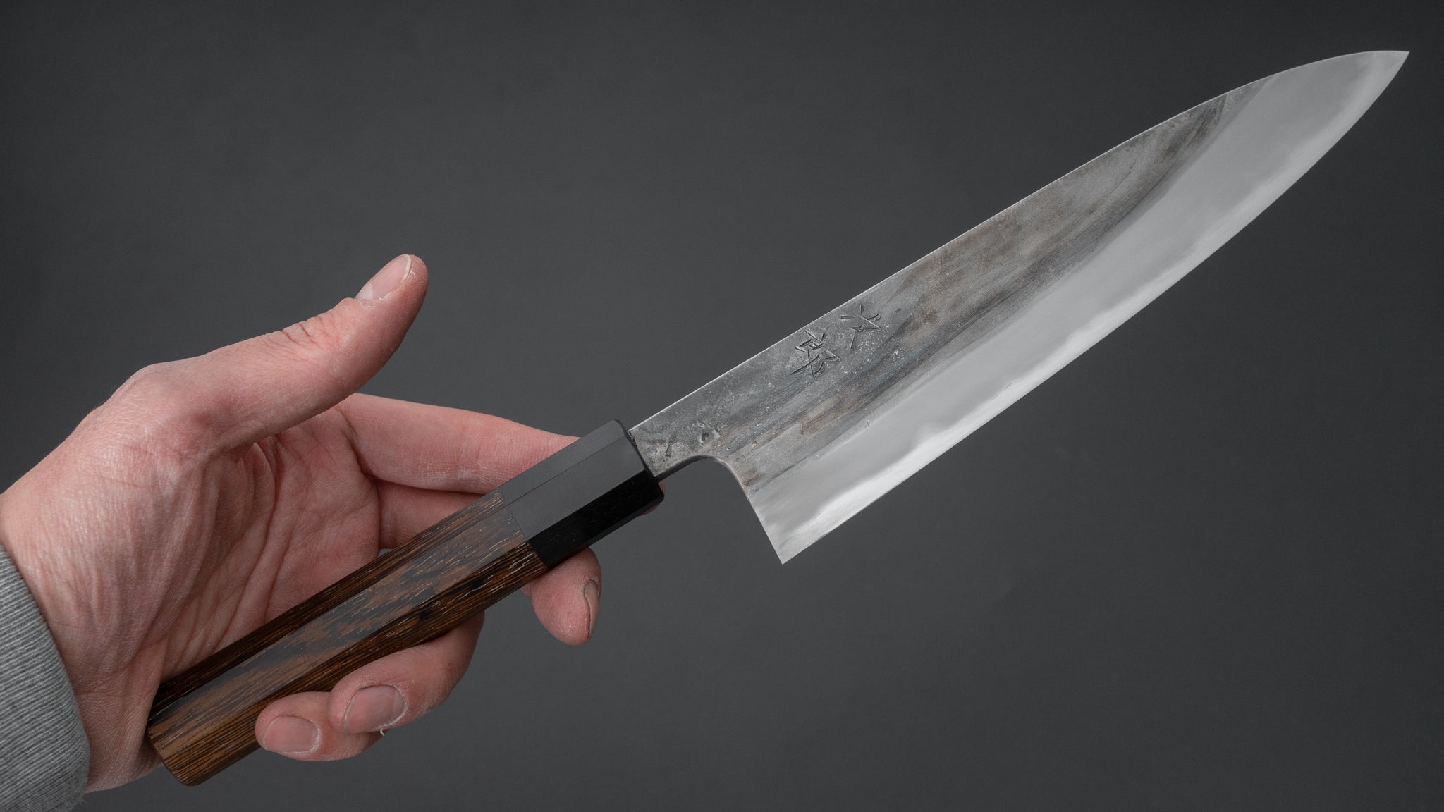 Jiro Tsuchime Petty Knife 180mm - Japanese High Carbon Steel Blade with Taihei Tagayasan Handle (#430) - Perfect for Sushi, Vegetables & Precision Kitchen Tasks