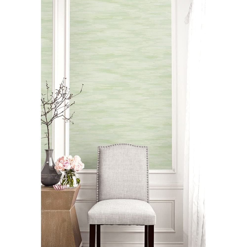 Living with Art Stria Wash Unpasted Wallpaper - Green Sprout Design | Eco-Friendly Peel & Stick Wall Mural for Bedroom, Nursery & Home Decor