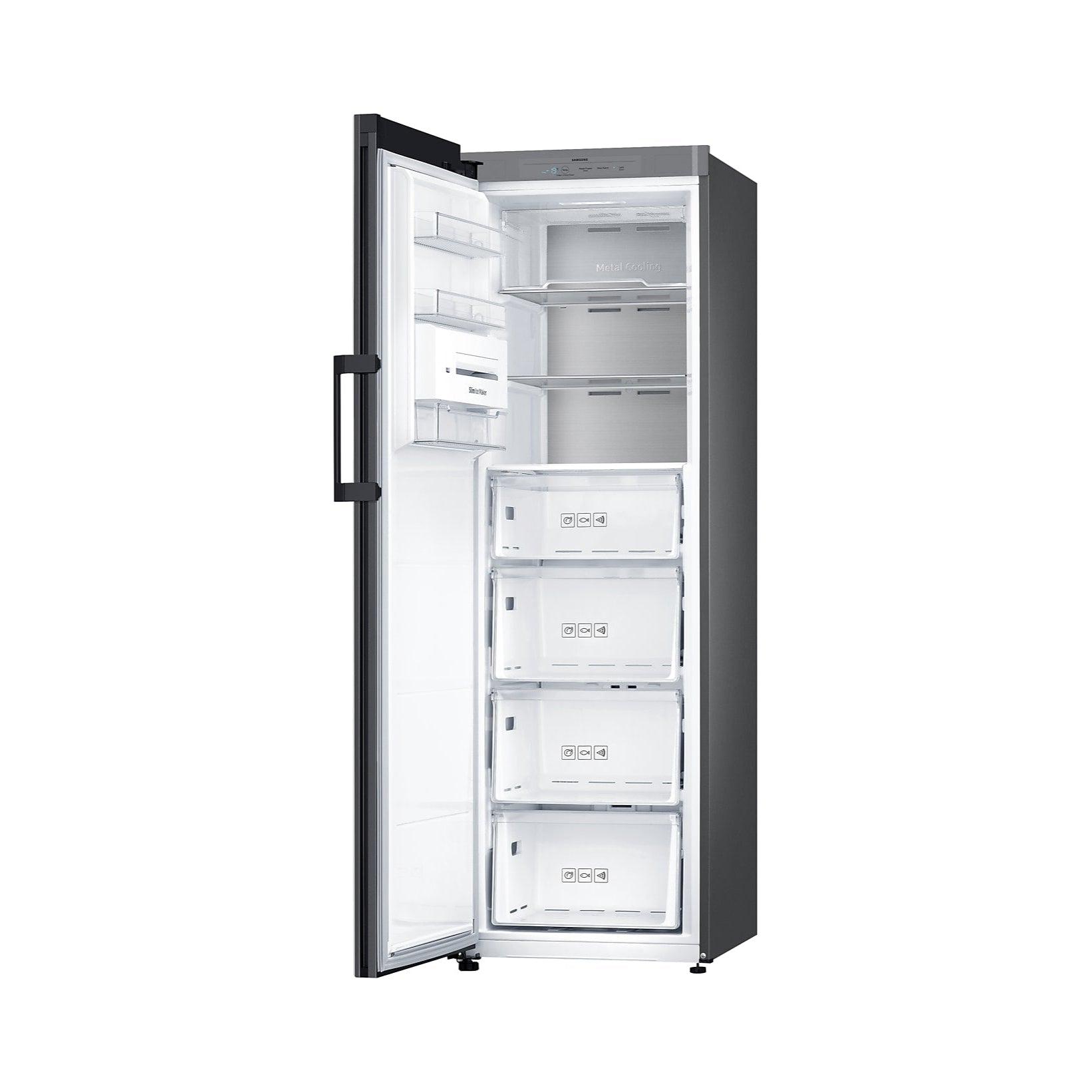 RZ32T7445AP/SS 315L Single Door Refrigerator - Energy Efficient Compact Fridge for Apartments, Dorms & Small Kitchens