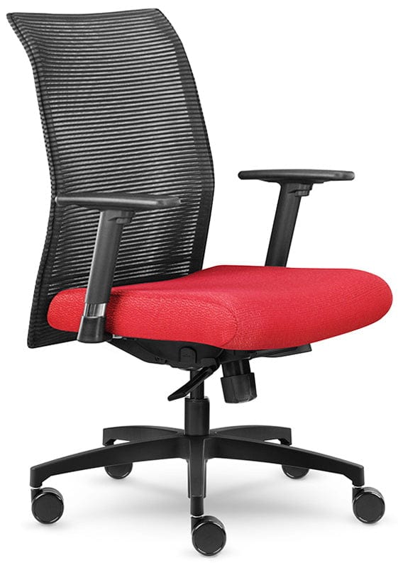 Allseating 95040 Mesh Back ZIP Chair - Ergonomic Office Chair with Breathable Mesh Back & Adjustable Features for Home & Office Workspaces