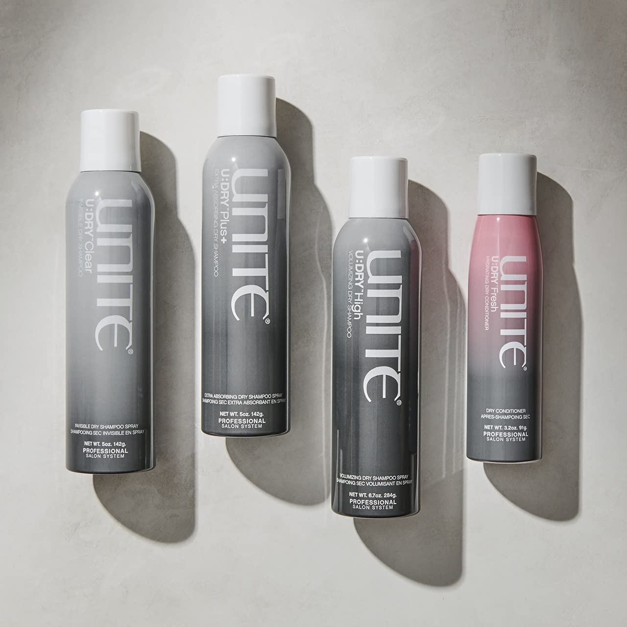 UNITE Hair U:DRY Volumizing Dry Shampoo for Oily Hair - 6.7 Oz Travel Size, Quick Refresh for Busy Mornings & Post-Workout | Vegan & Cruelty-Free Hair Care