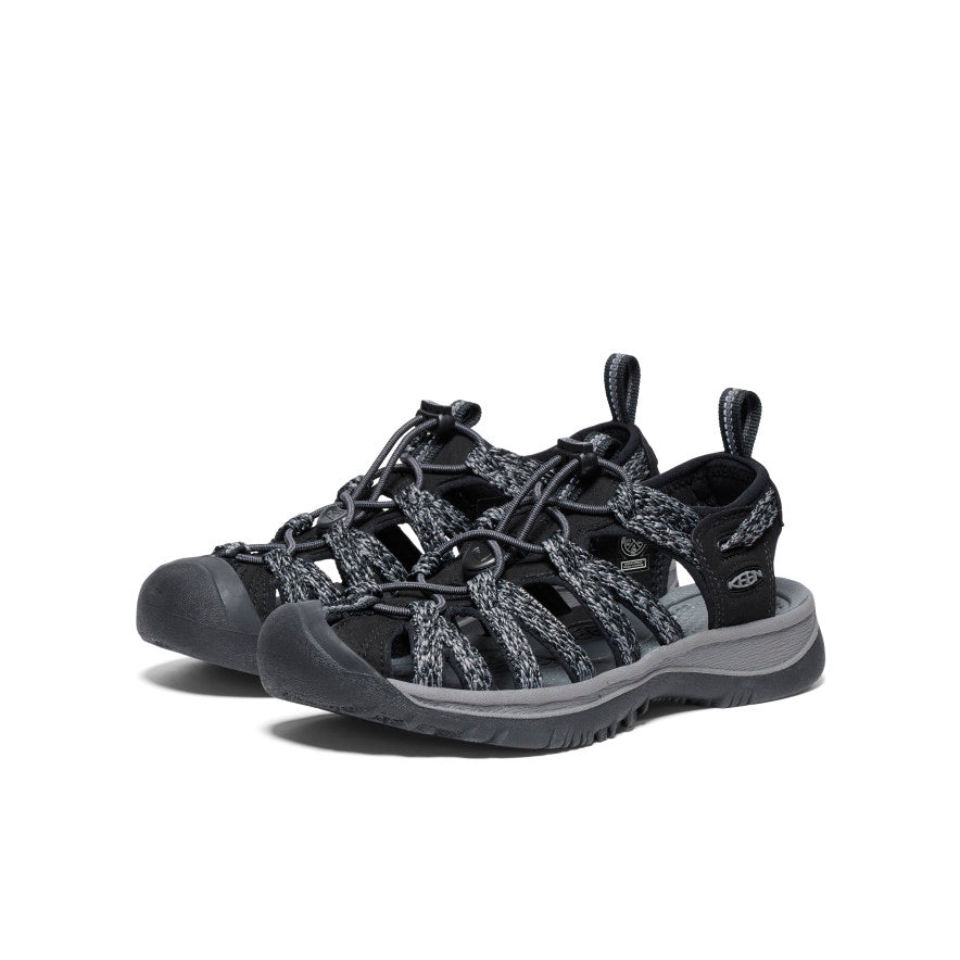 Women's Whisper Running Shoes - Lightweight & Breathable for Women | Black/Steel Grey | Perfect for Jogging, Gym Workouts & Daily Walking