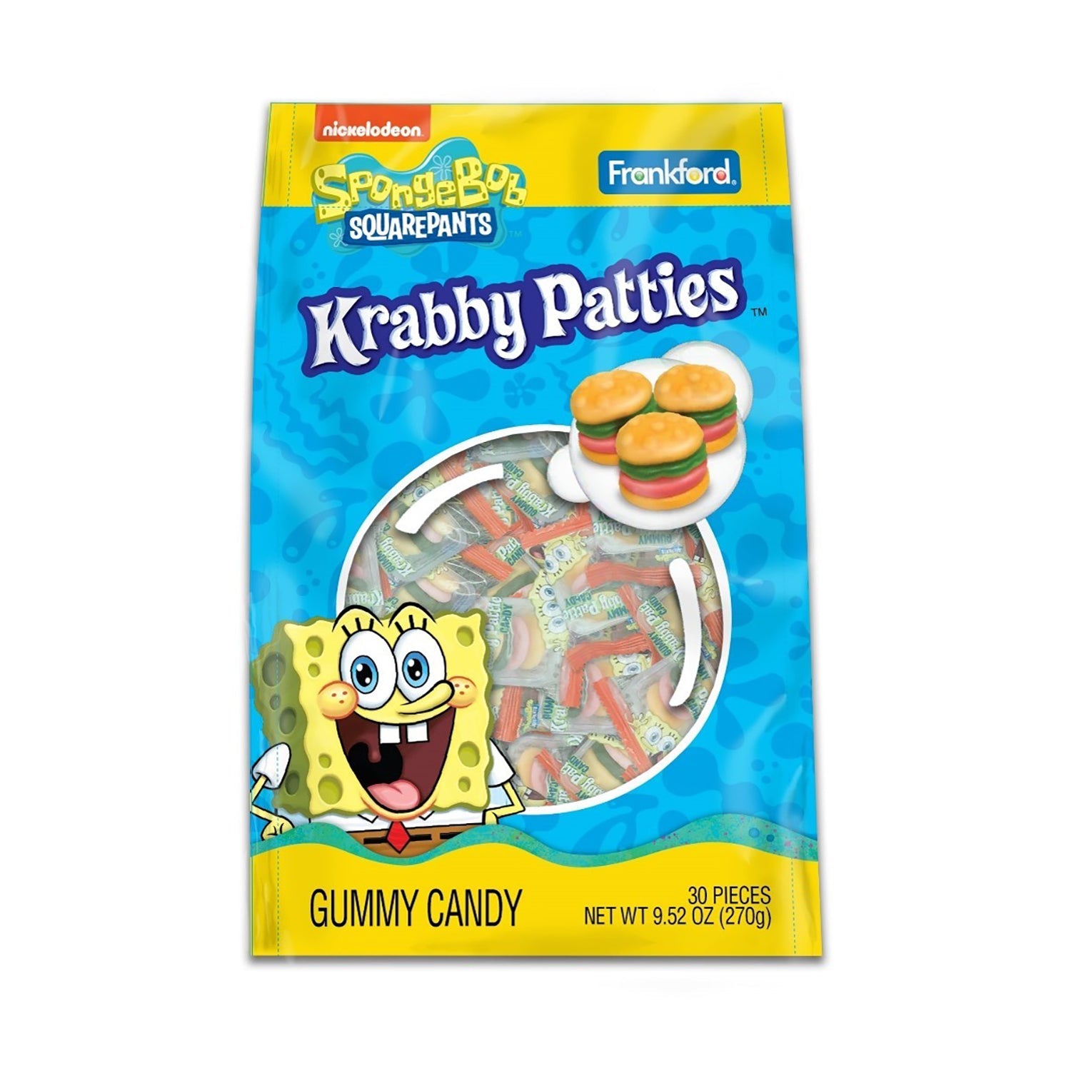 Frankford Krabby Patty Storage Bags - 30 Count Resealable Plastic Bags for Food, Snacks & Small Items | Perfect for Kitchen Organization, Meal Prep & On-the-Go Snacks