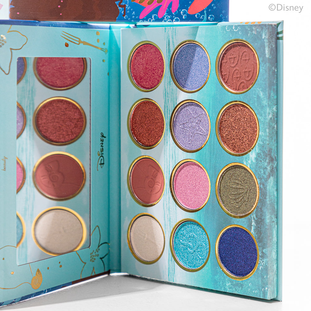 Ariel The Little Mermaid Palette - Disney Princess Makeup Set for Eyeshadow & Blush - Perfect for Cosplay, Halloween, and Disney-Themed Parties