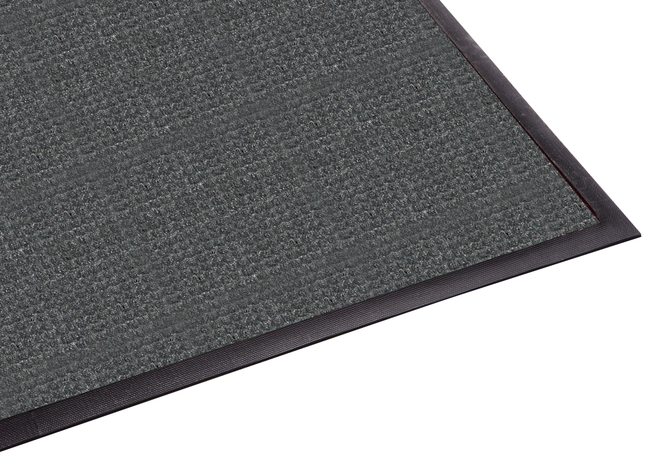 Guardian WaterGuard Indoor/Outdoor Wiper Scraper Floor Mat - Heavy Duty Rubber & Nylon Blend - 4x12 Feet Charcoal - Perfect for Entryways, Garages & Mudrooms