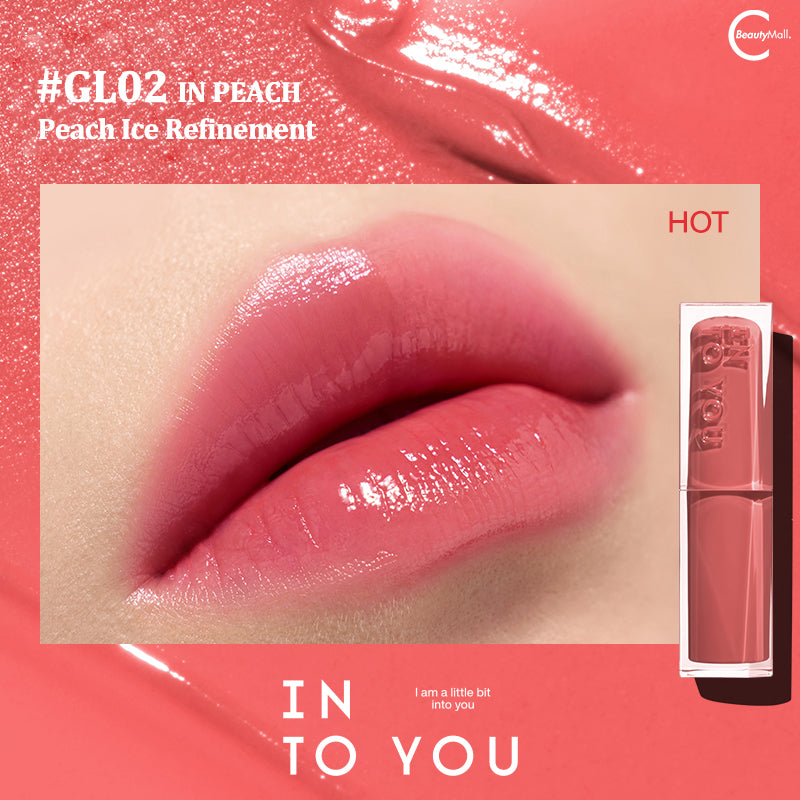 INTO YOU Mirror Glow Lipstick - Hydrating & Long Lasting Lip Color, High Shine Lipstick for Women, Perfect for Date Night & Special Occasions