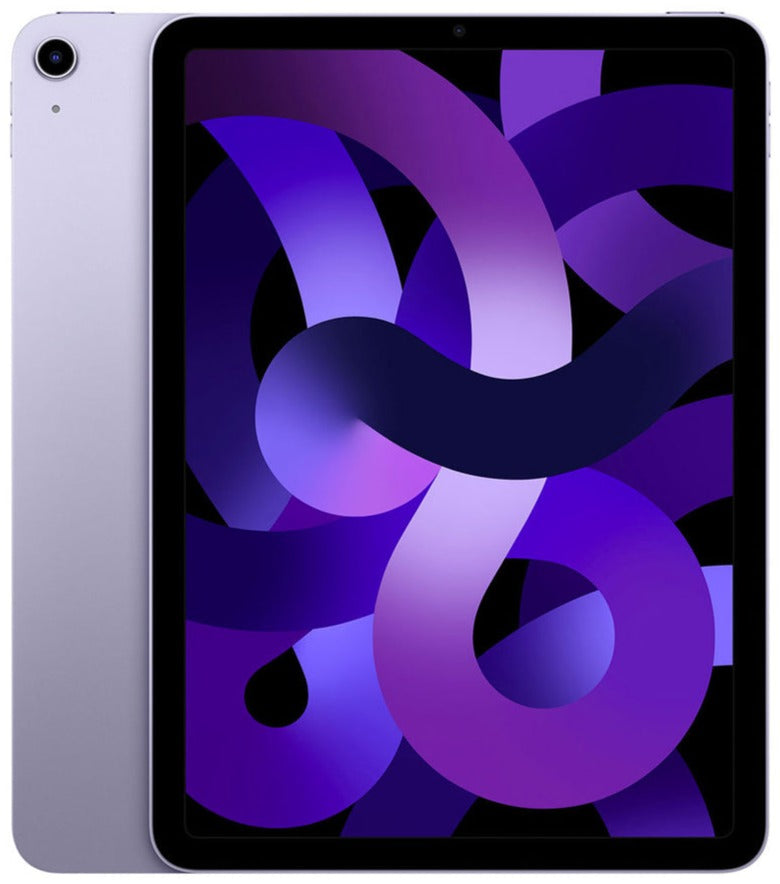 Apple iPad Air 5th Gen 10.9-inch Wi-Fi Tablet with M1 Chip - 64GB Storage, Purple (MM9E3LL/A) - Perfect for Work, Study & Entertainment