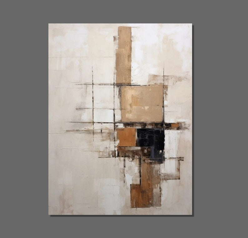 Extra Large Abstract Acrylic Wall Art - Hand Painted Modern Canvas Painting for Living Room & Dining Room Decor | Perfect for Home, Office, and Gift Giving