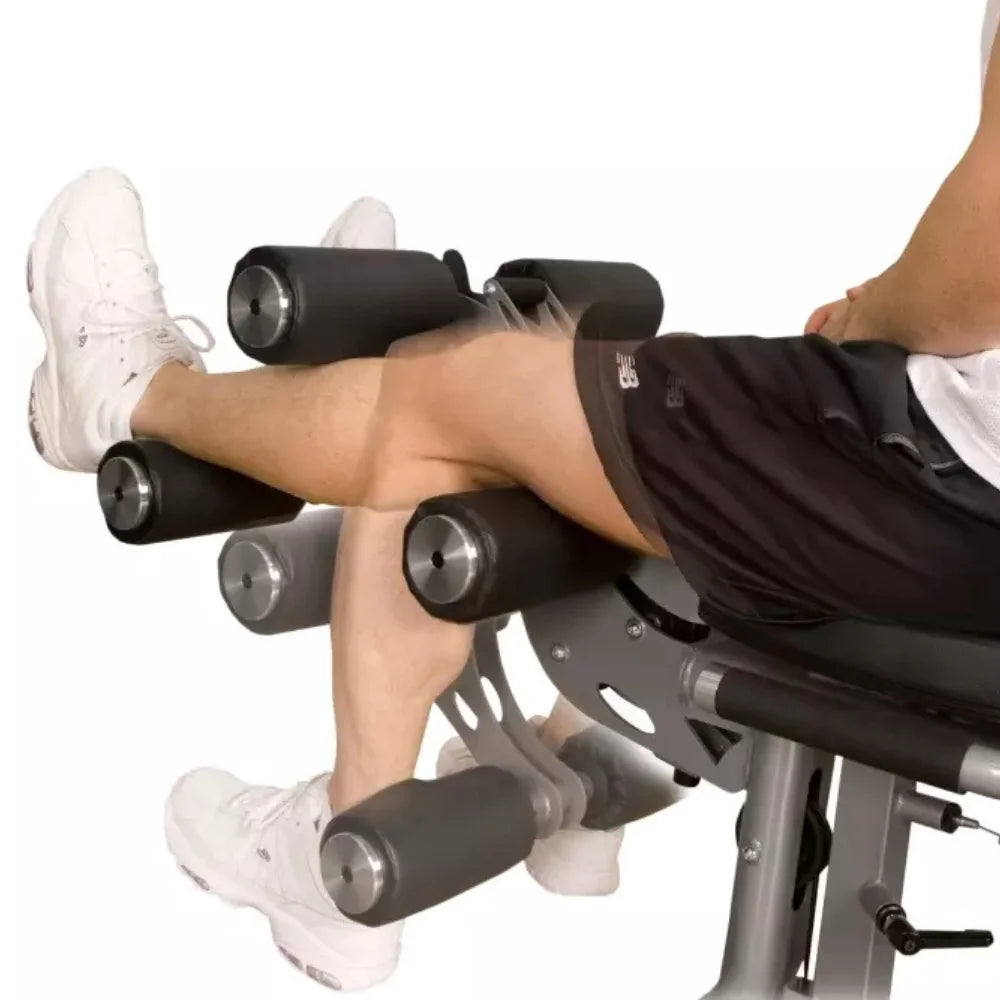 GXE Gym Equipment Set with Acrylic Covers & 200LB Weight Stack - Perfect for Home Workouts & Strength Training