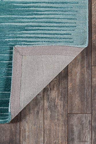 Momeni Rugs Delhi Collection 5' x 8' Aqua Blue Handmade Area Rug - Boho Chic Living Room Decor, Bedroom Accent, Home Office Floor Covering