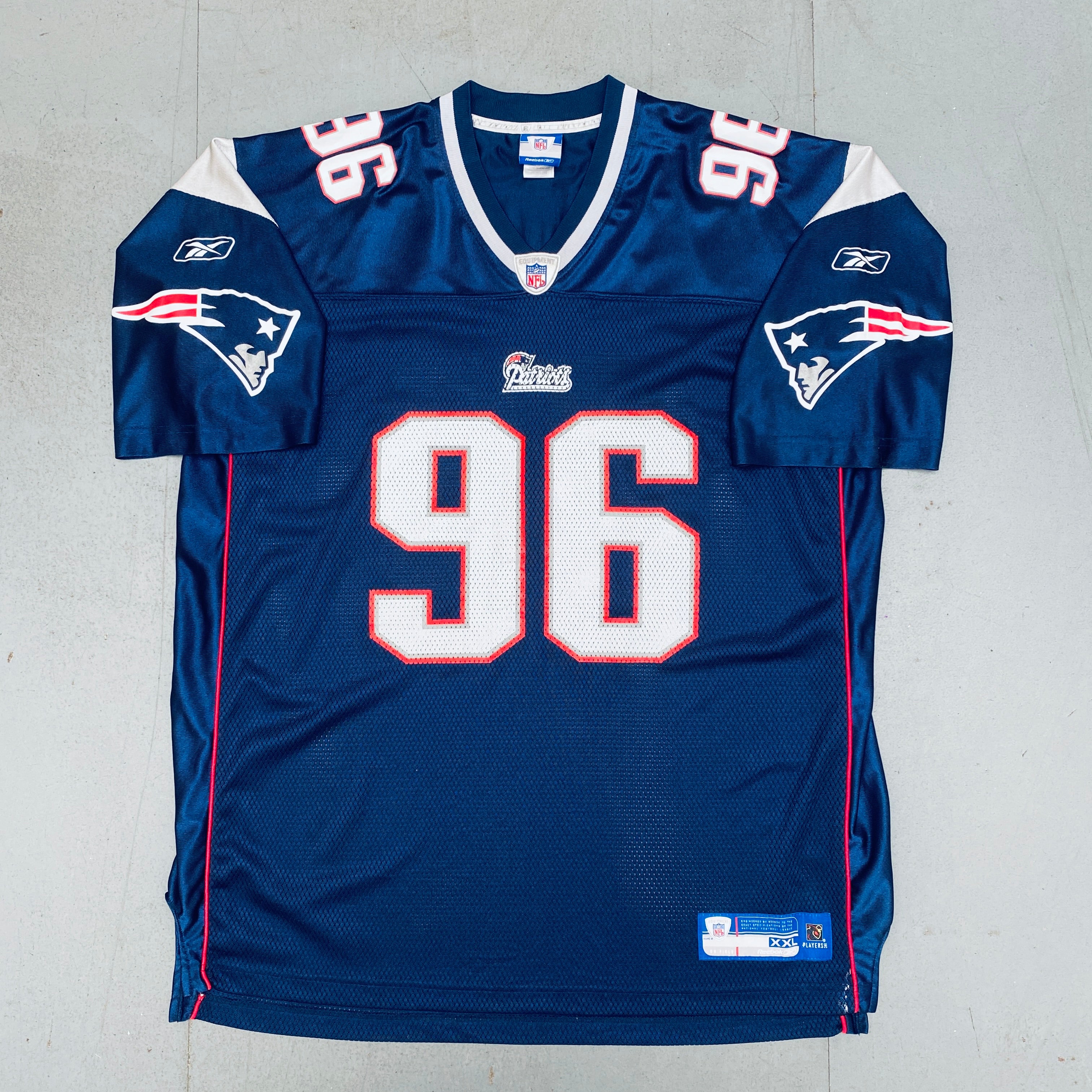 New England Patriots Adalius Thomas 2007-2008 Season XXL Jersey - Official NFL Football Fan Apparel for Game Day & Sports Events