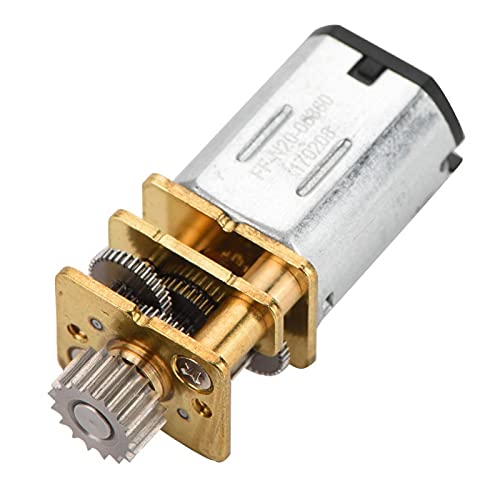 12V DC Reversible Gear Motor with Line Cutting Teeth for Electronic Locks & BBQ Machines - High Torque Speed Reducing Motor for Smart Home, Industrial Automation, and DIY Projects