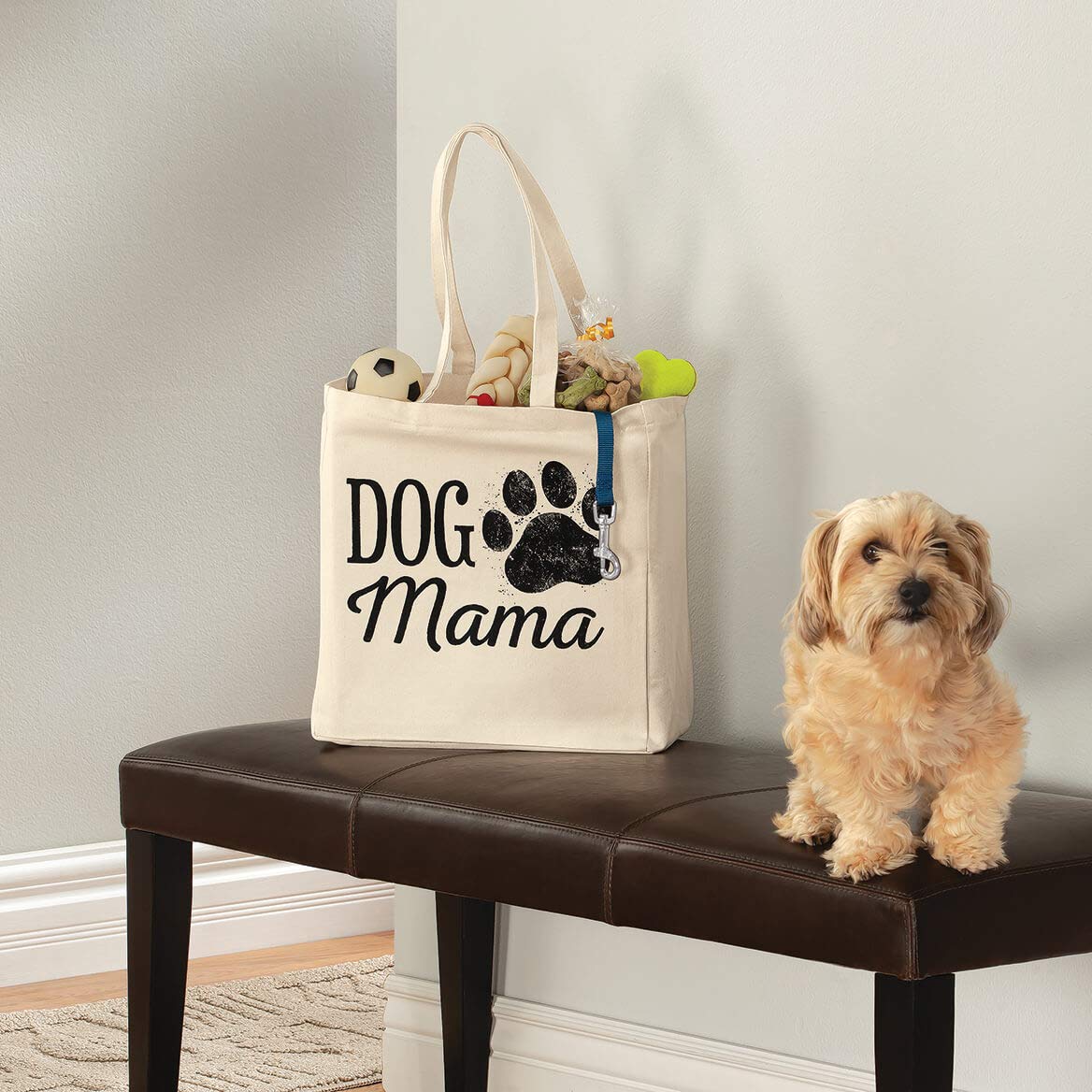 Stylish Dog Mom Tote Bag - Large Capacity Pet Lover Shoulder Bag for Women - Perfect for Dog Park, Beach, Grocery Shopping & Daily Use