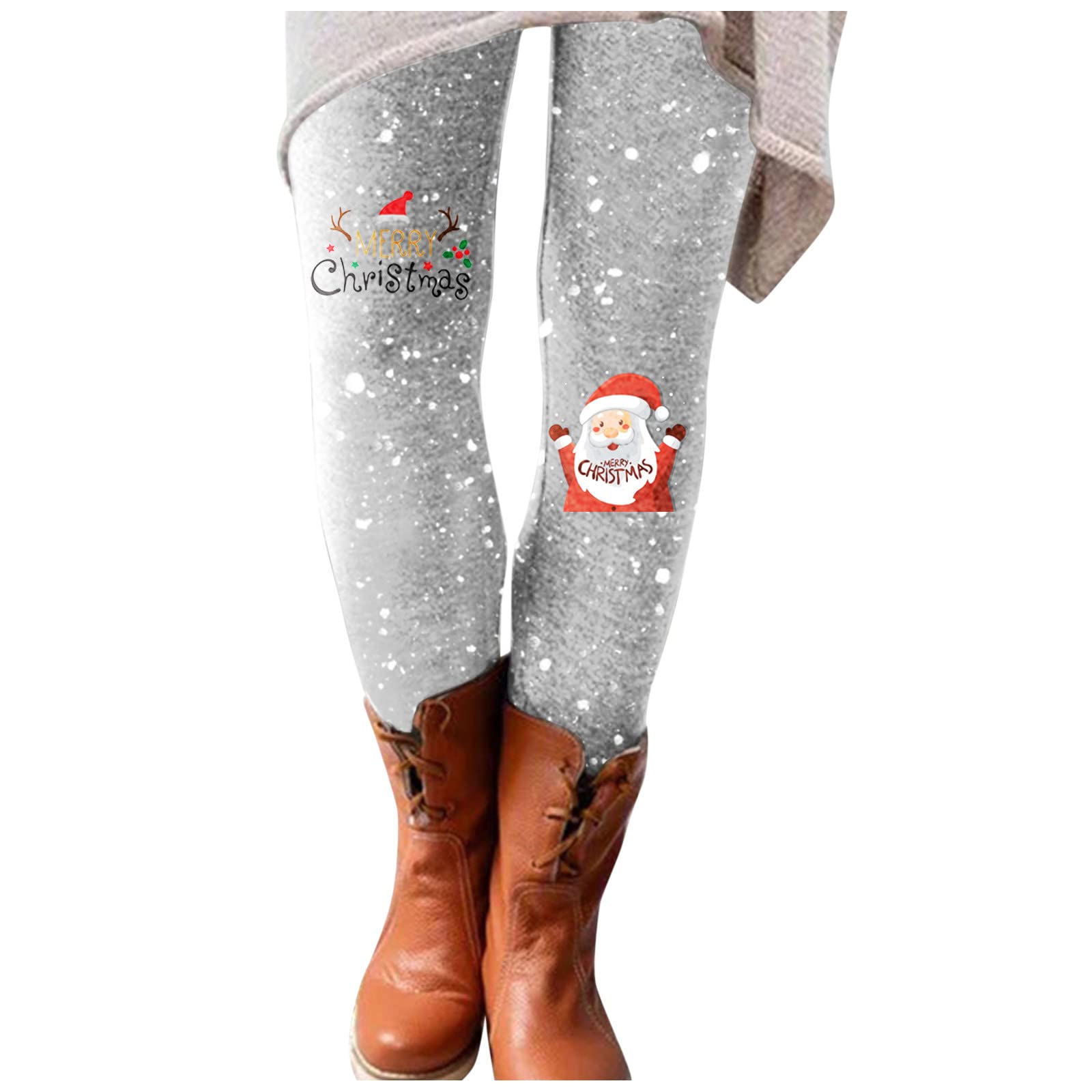 Women's Thick Wool Lined High Waist Tummy Control Leggings - Soft Velvet Elastic Tights for Winter, Christmas & Cold Weather | Solid Color Comfort Pants Y278 for Workout, Yoga & Casual Wear