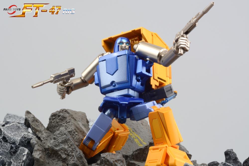 Fans Toys FT-47 Rig Collectible Action Figure - Highly Articulated Robot Toy for Display & Play | Perfect for Collectors & Fans of Transformers-Inspired Figures