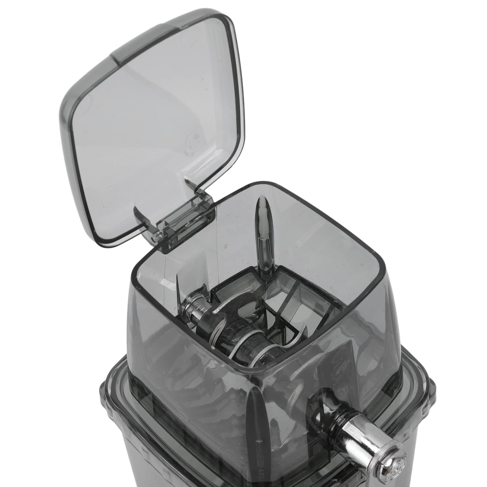 Premium Manual Ice Crusher - Portable Hand Crank Ice Shaver Machine for Snow Cones, Cocktails & Home Use - Compact Grey Countertop Ice Maker for Kitchen, Bar, Parties & Outdoor Events