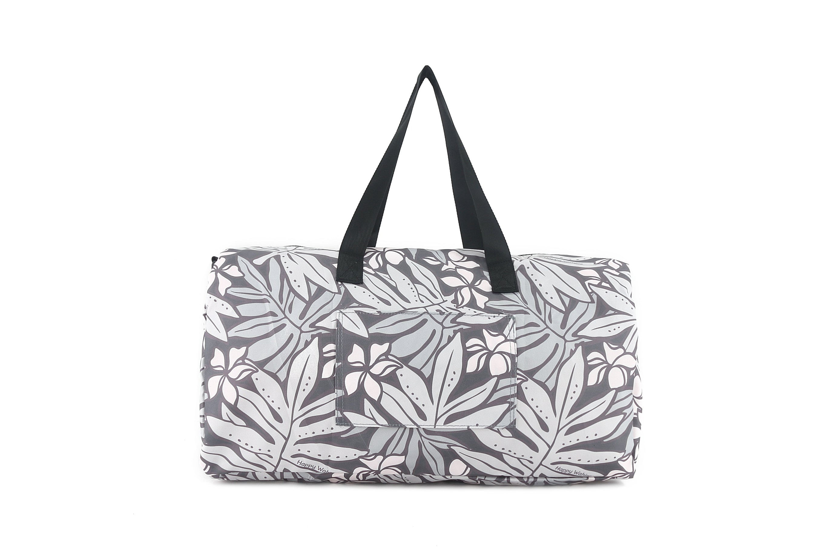 Stephanie Laua'e Duffle Bag - Waterproof Travel Duffel for Gym, Sports & Weekend Getaways - Dark Grey Carry-On Luggage for Men & Women