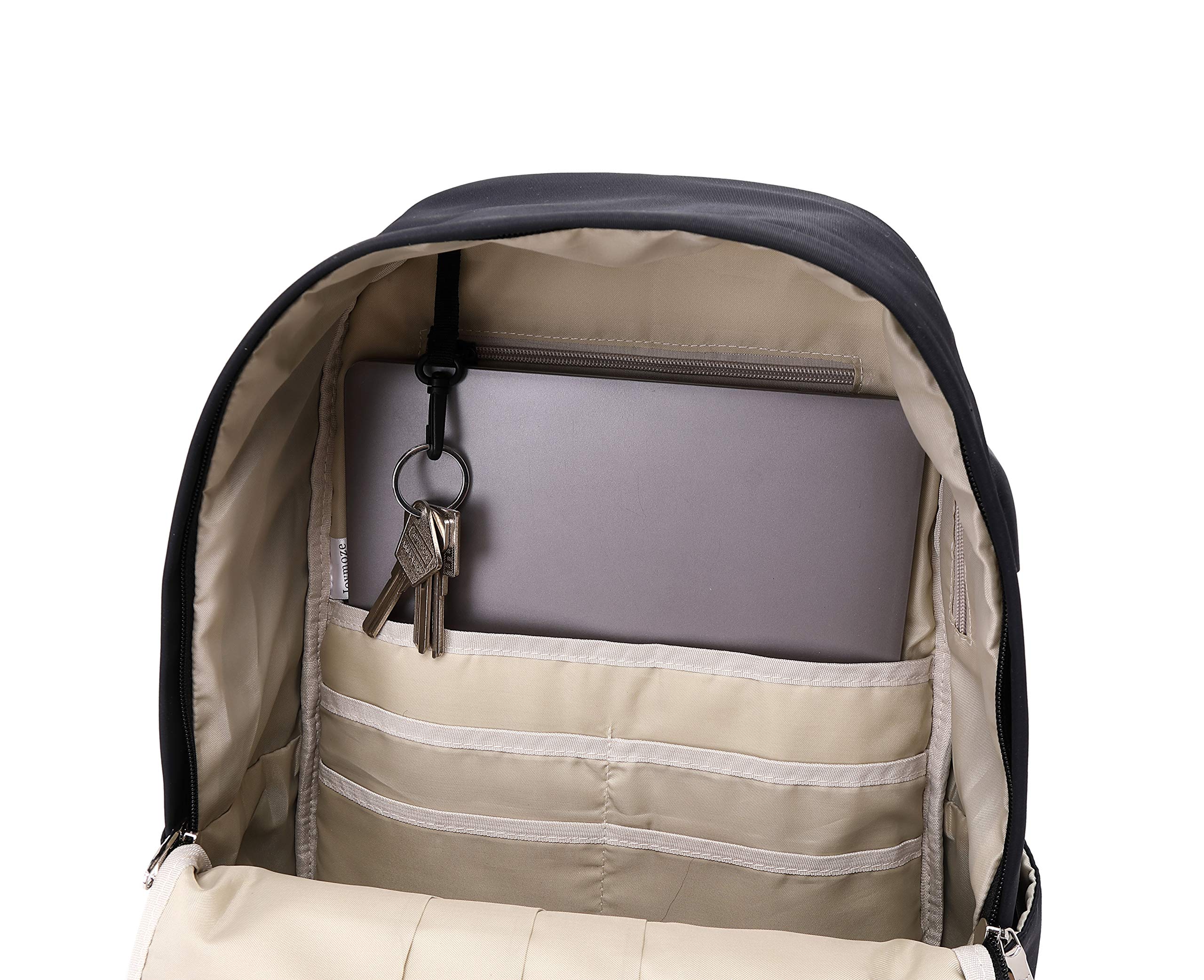 Stylish Black Classic Backpack for Women & Teen Girls - Durable School Backpack for College, Travel & Everyday Use