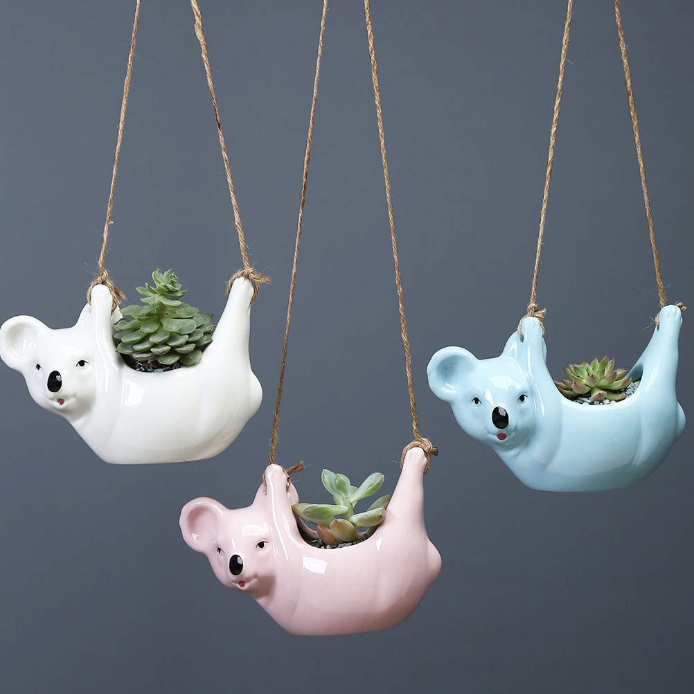 1pc Creative Ceramic Flower Pot for Succulents, Plants & Home Decor - Perfect for Indoor Gardening, Office Desk & Gift Ideas
