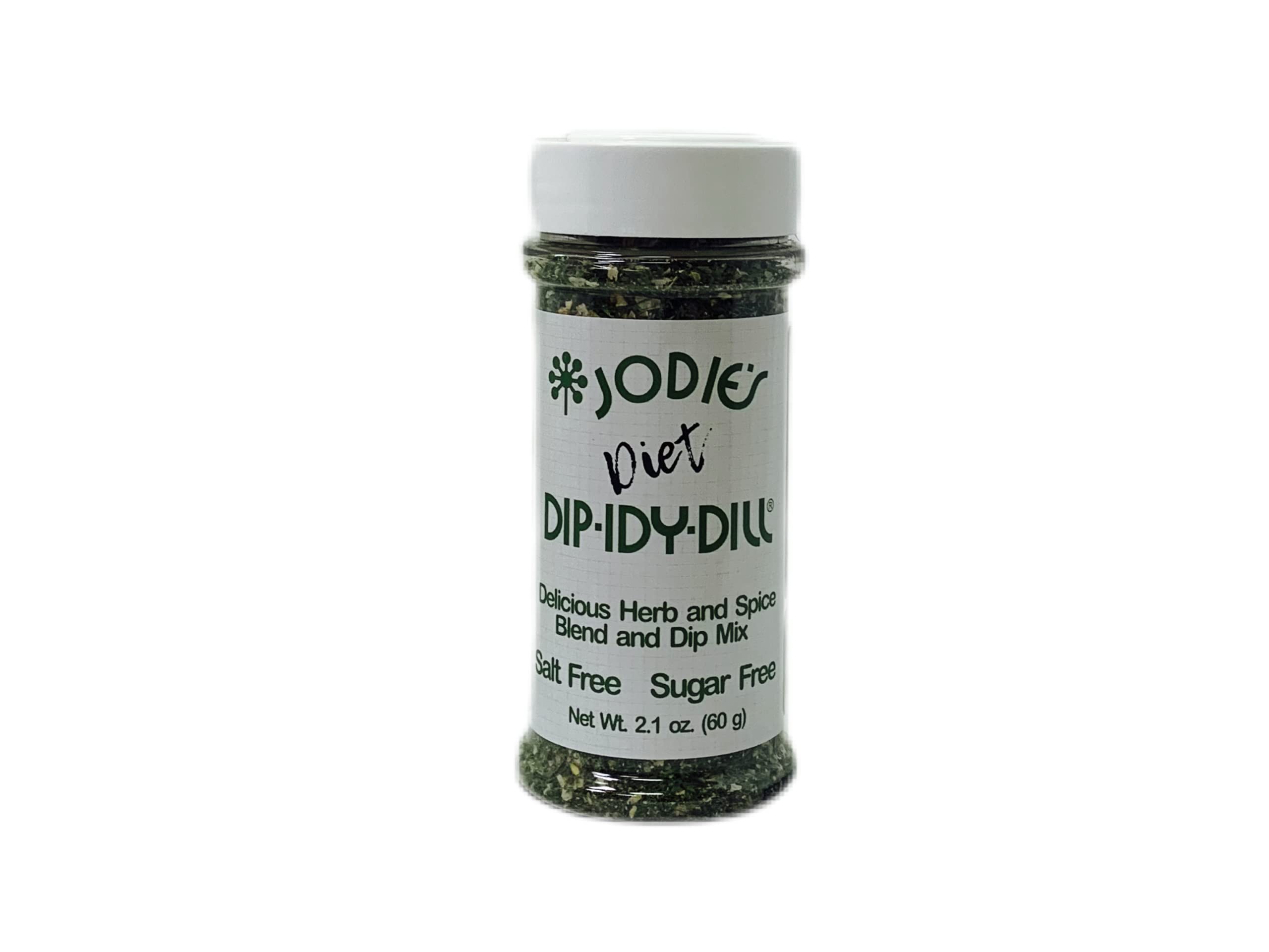 Jodies Kitchen Diet Dip-idy Dill - Low Calorie Dill Dip Mix for Weight Loss - 2.1 oz Pack - Perfect for Veggies, Chips & Healthy Snacks