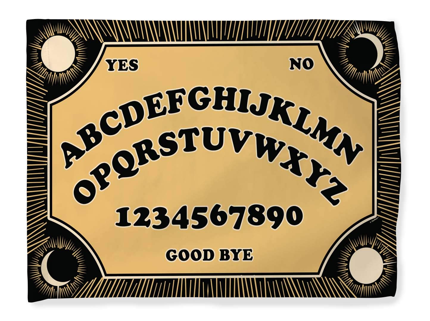 ThisWear Halloween Decorations Set - Spooky Oracle Board Game with Dark Humor Design - Outdoor Horizontal House Flag for Halloween Party, Yard Decor & Witchy Home Decor - Perfect for Trick or Treat, Haunted House Themes & Gothic Outdoor Displays