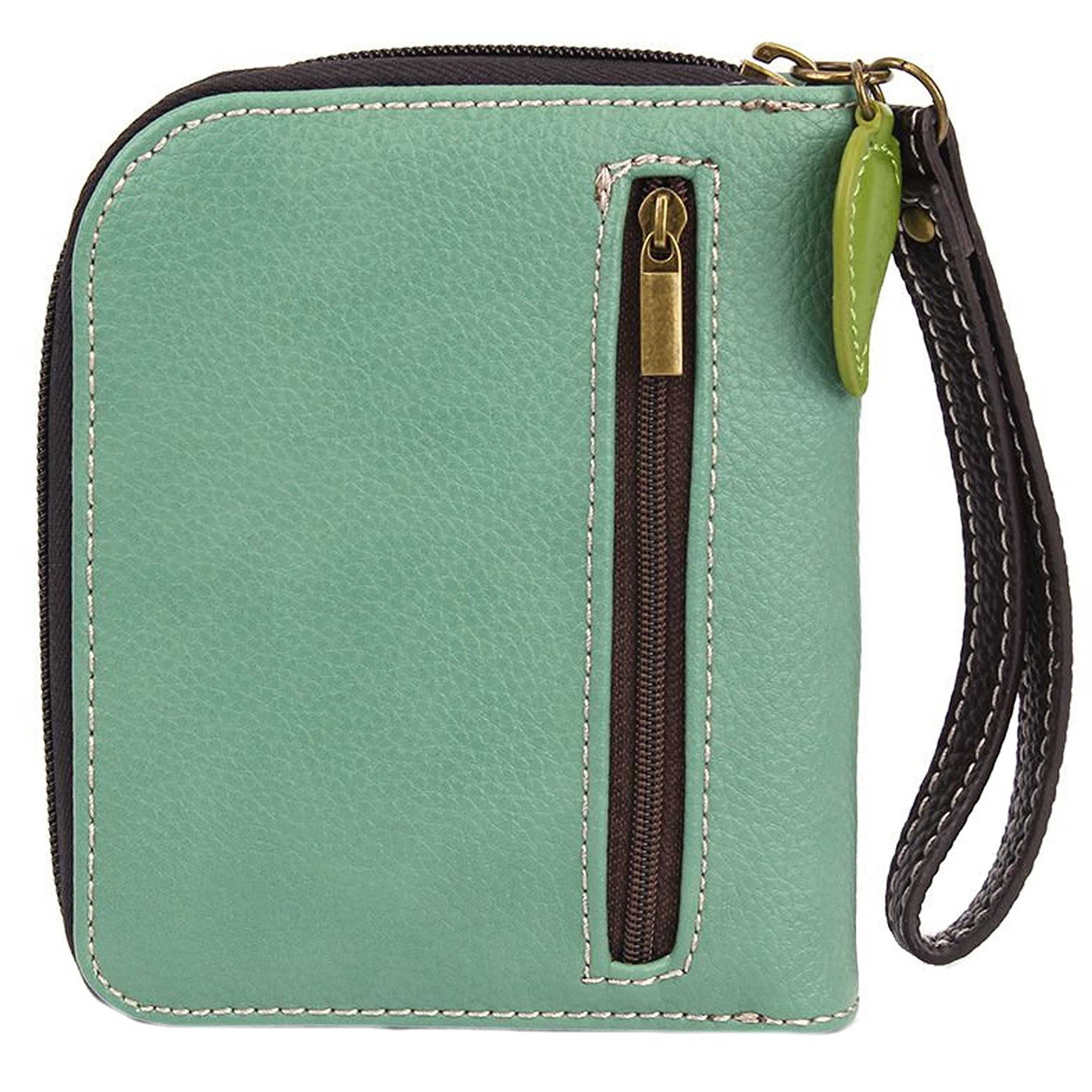 CHALA Blue Bird Zip-Around Wristlet Wallet & Hobo Handbag - Perfect Gift for Bird Lovers | Everyday Use, Travel & Special Occasions