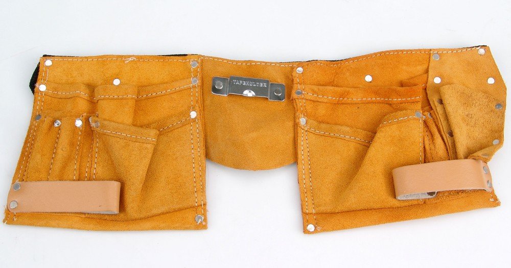 TOOL 78750 Genuine Leather Belt for Men - Durable & Stylish Work Belt - Perfect for Construction, DIY & Outdoor Activities