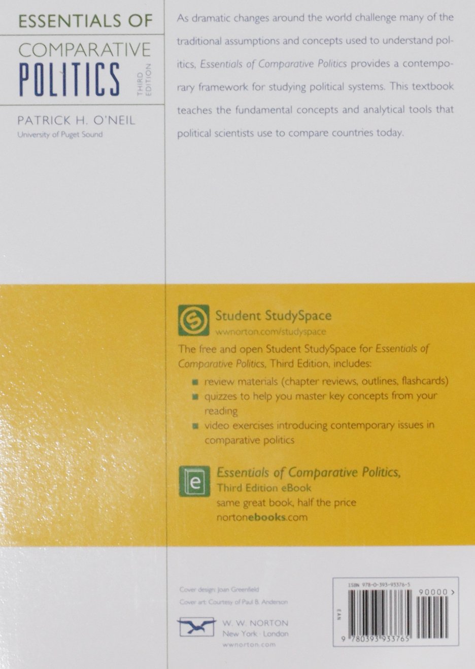 Essentials of Comparative Politics Textbook - Political Science Study Guide for College Students & Researchers - Perfect for Classroom Learning & Academic Research