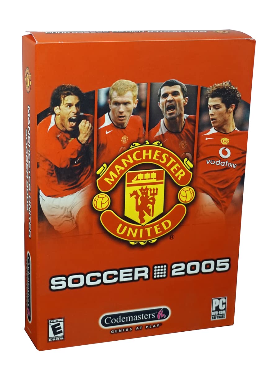 CODEMASTERS Manchester United Soccer 2005 PC Game - Windows Compatible Football Simulation | Perfect for Soccer Fans & Gaming Enthusiasts